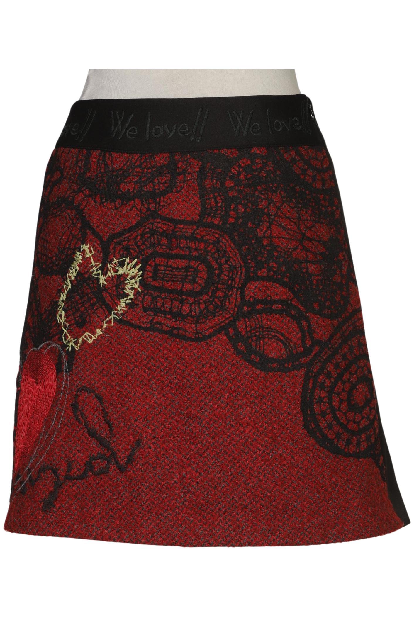 

Desigual Damen Rock, rot, Gr. 38