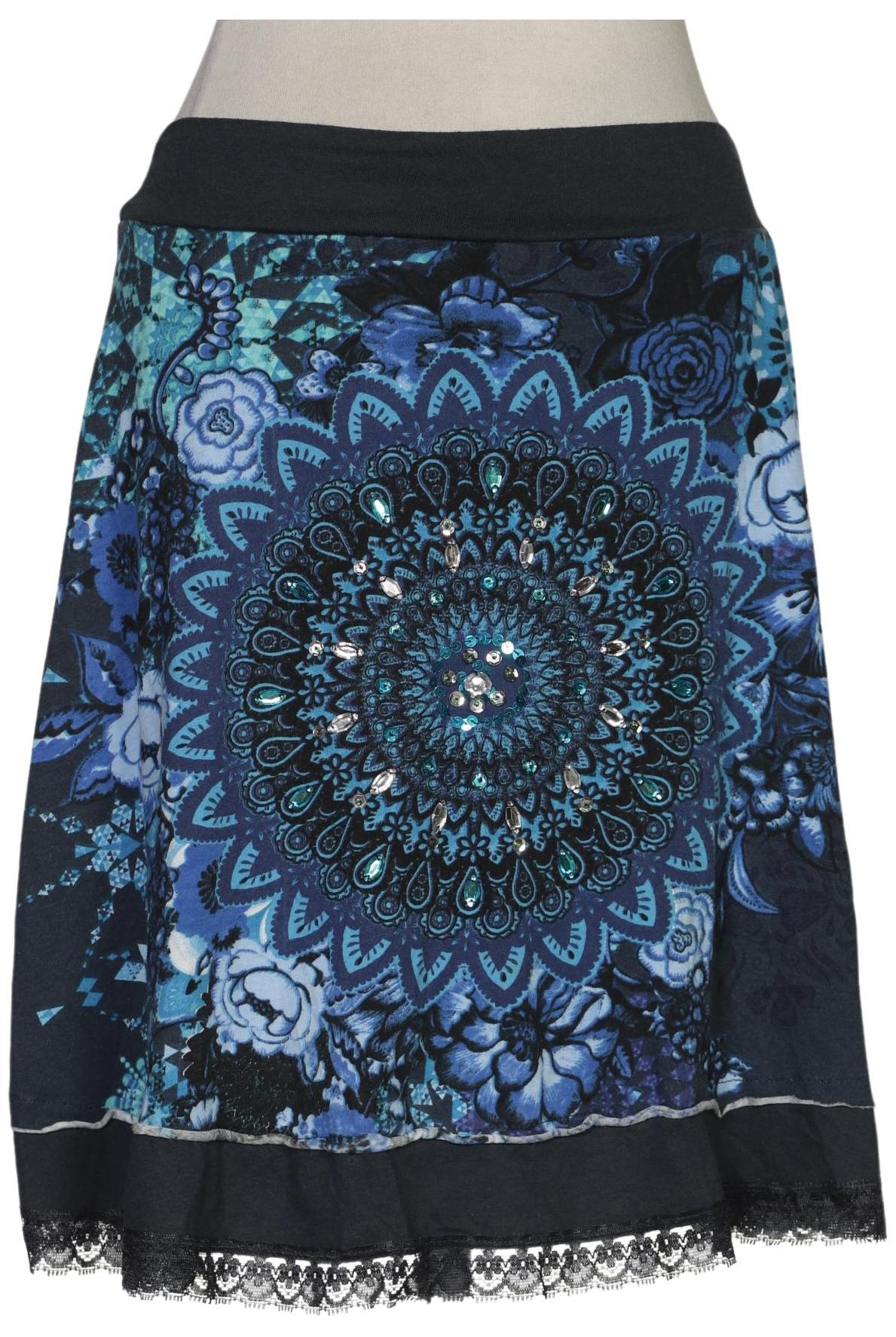 

Desigual Damen Rock, marineblau, Gr. 36