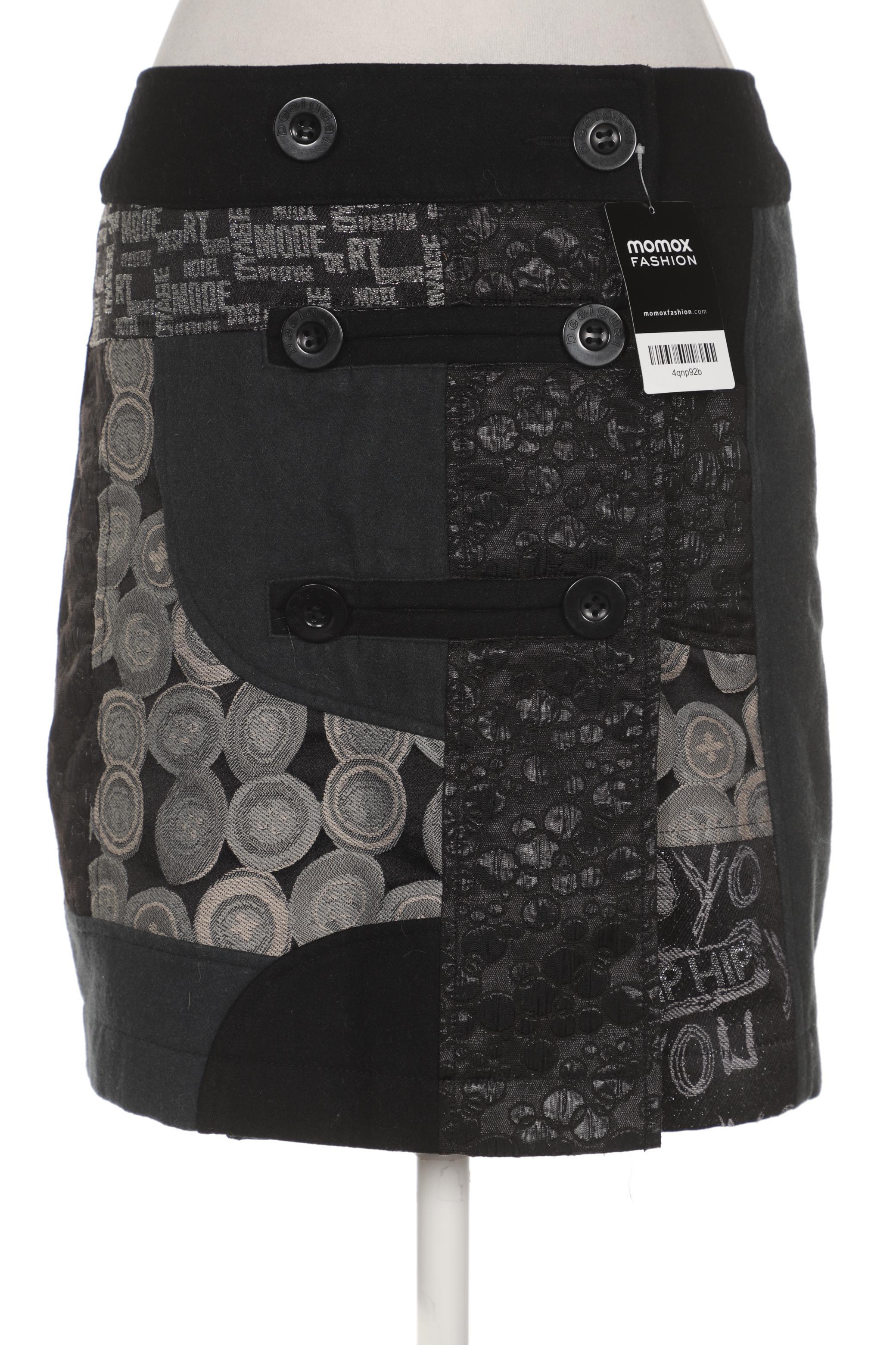 

Desigual Damen Rock, schwarz, Gr. 36