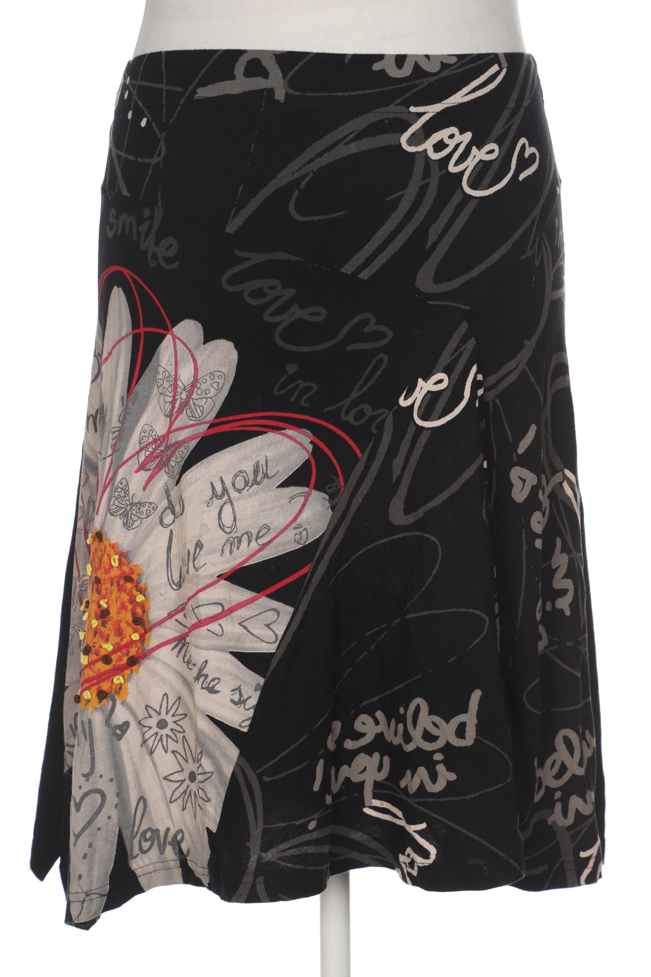 

Desigual Damen Rock, schwarz, Gr. 42