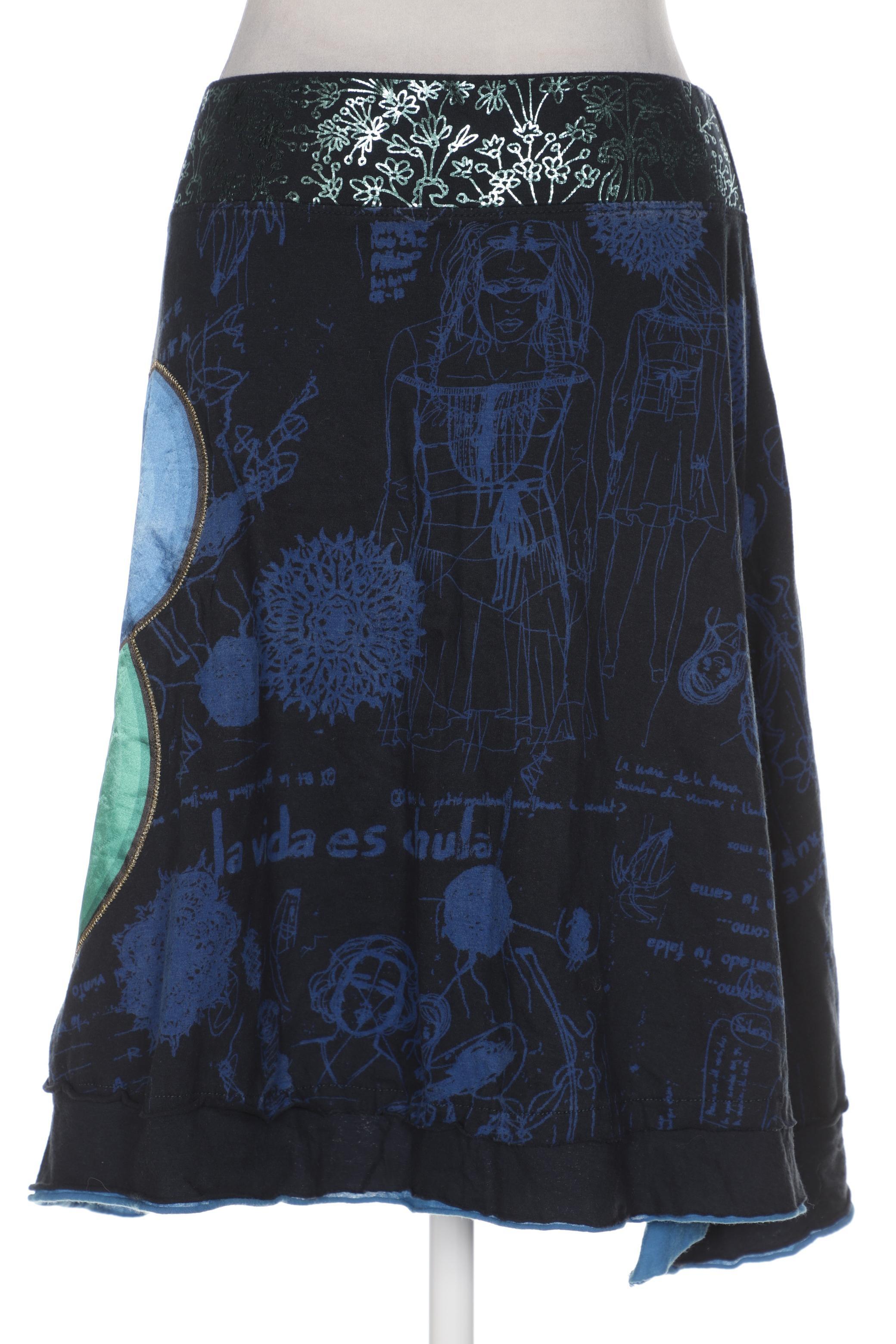 

Desigual Damen Rock, marineblau, Gr. 38