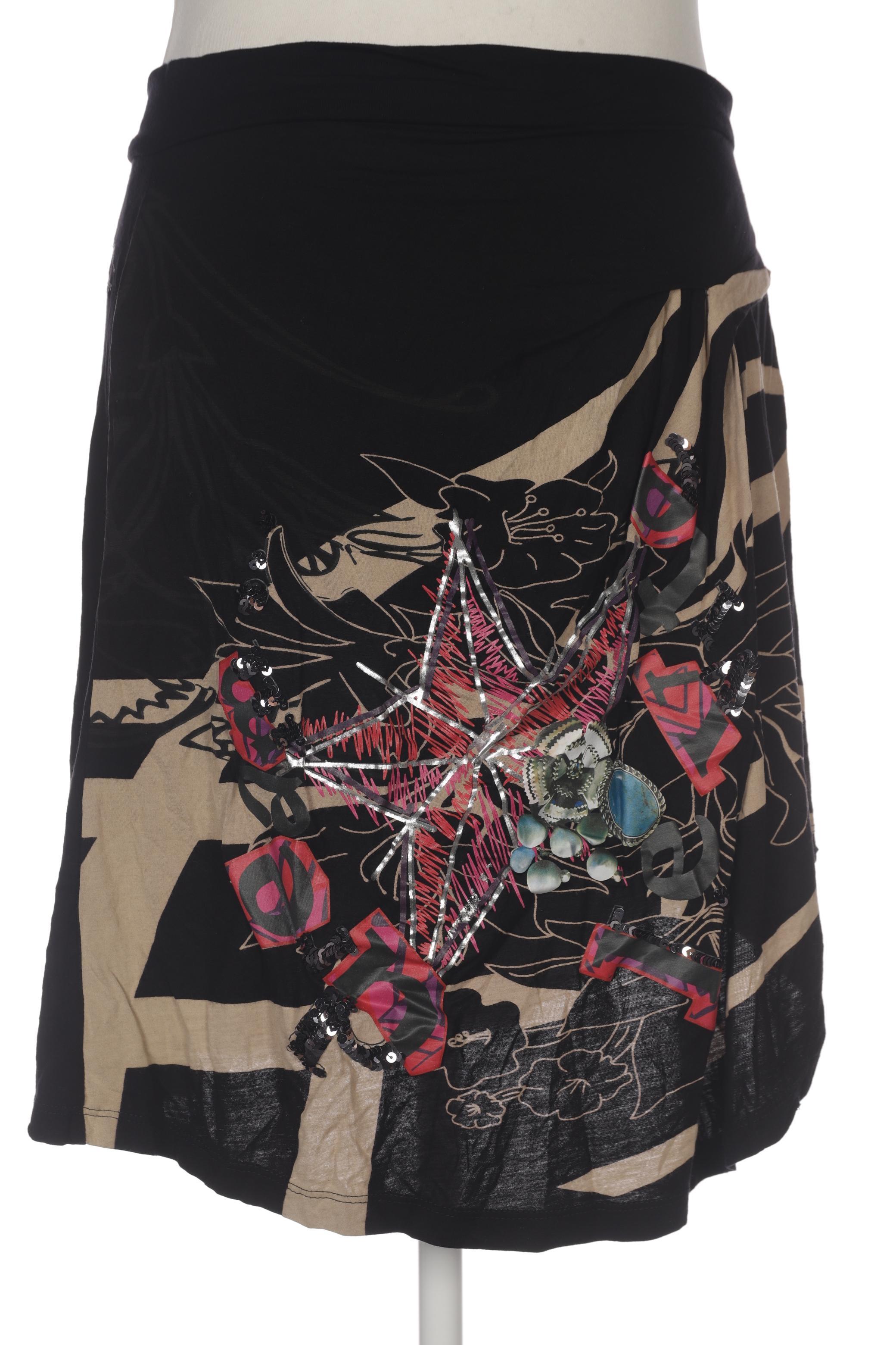 

Desigual Damen Rock, schwarz, Gr. 44