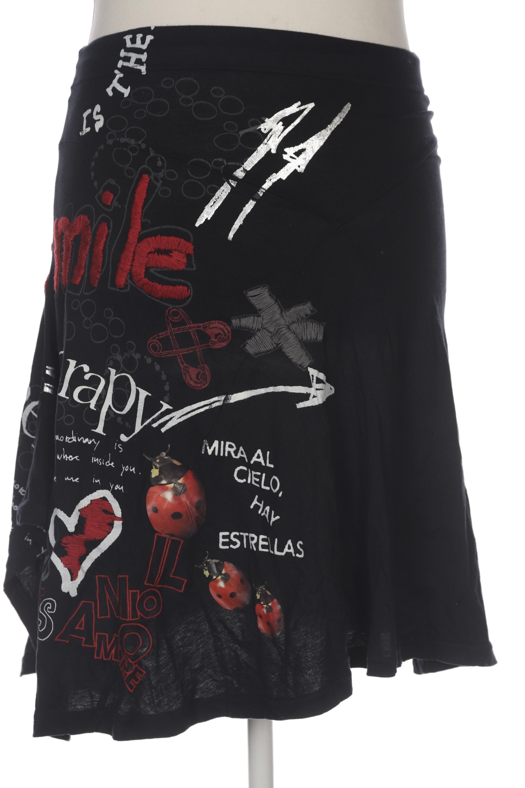 

Desigual Damen Rock, schwarz, Gr. 34