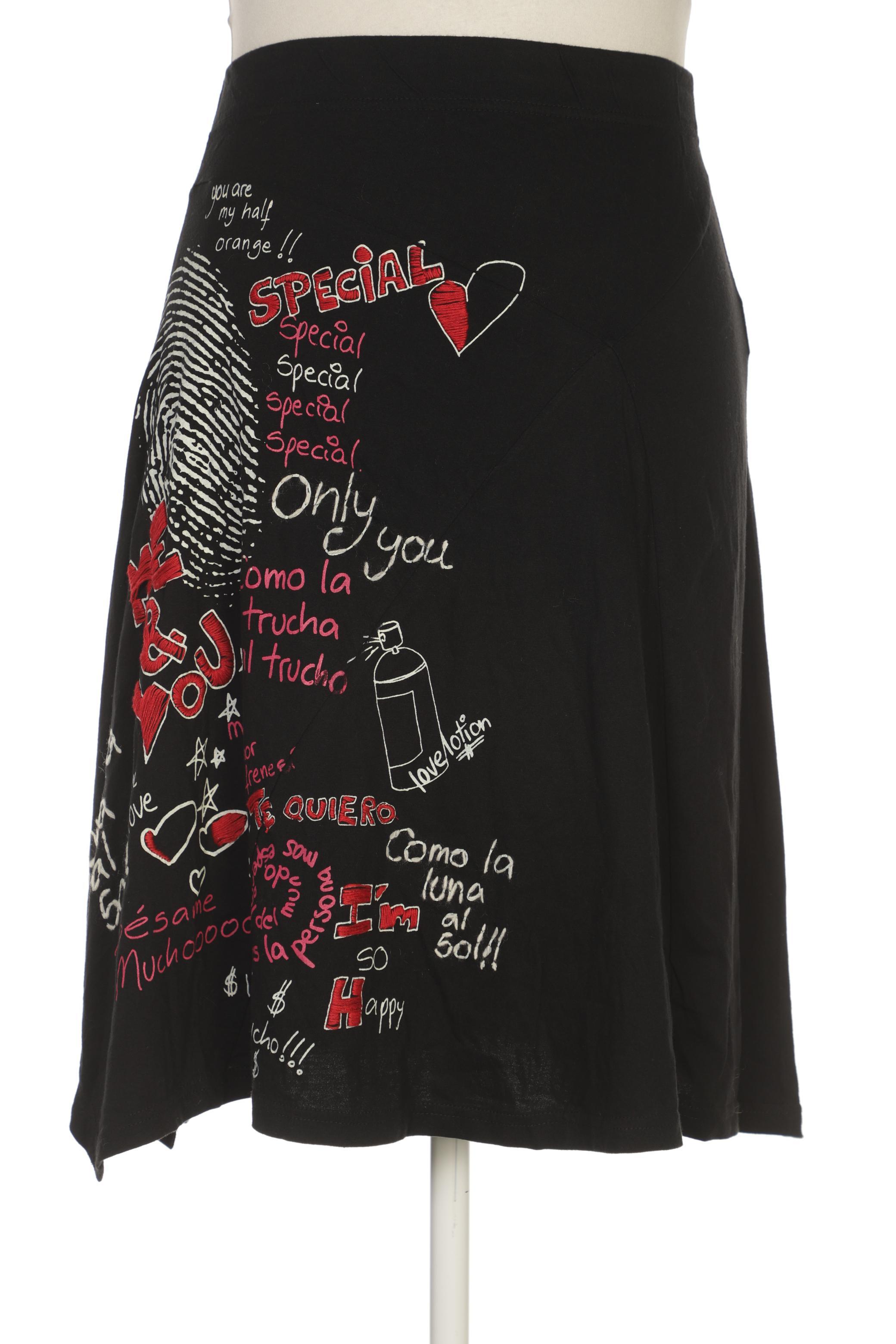 

Desigual Damen Rock, schwarz, Gr. 42