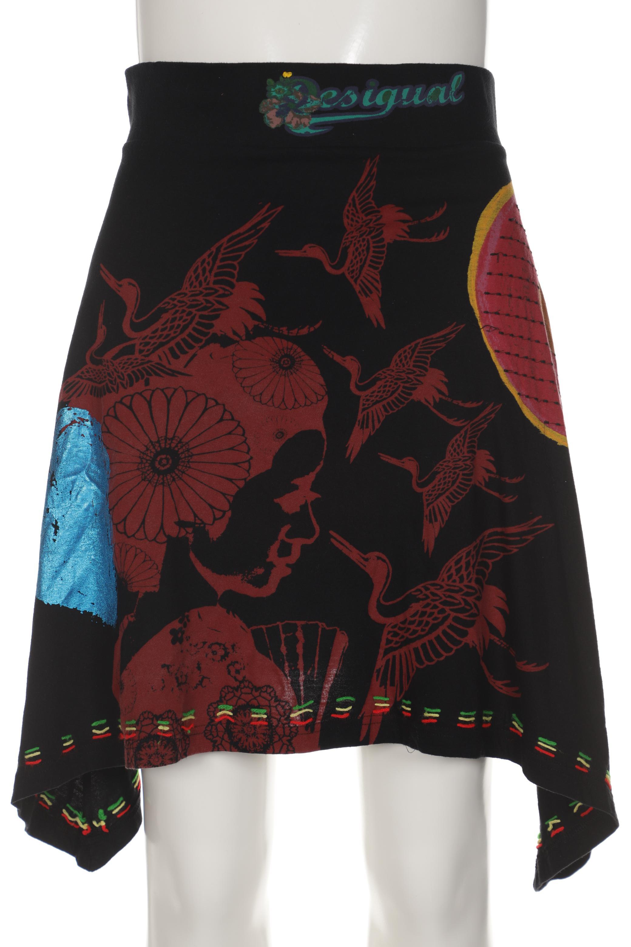 

Desigual Damen Rock, schwarz
