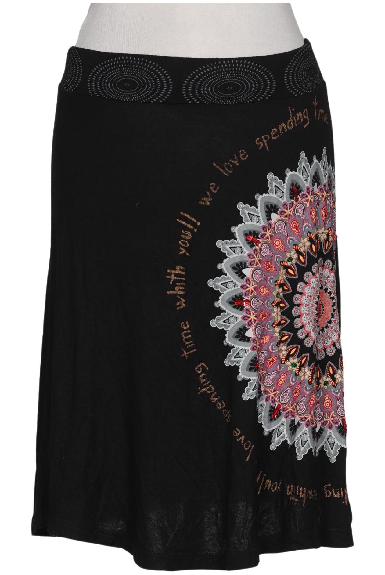 

Desigual Damen Rock, schwarz, Gr. 34