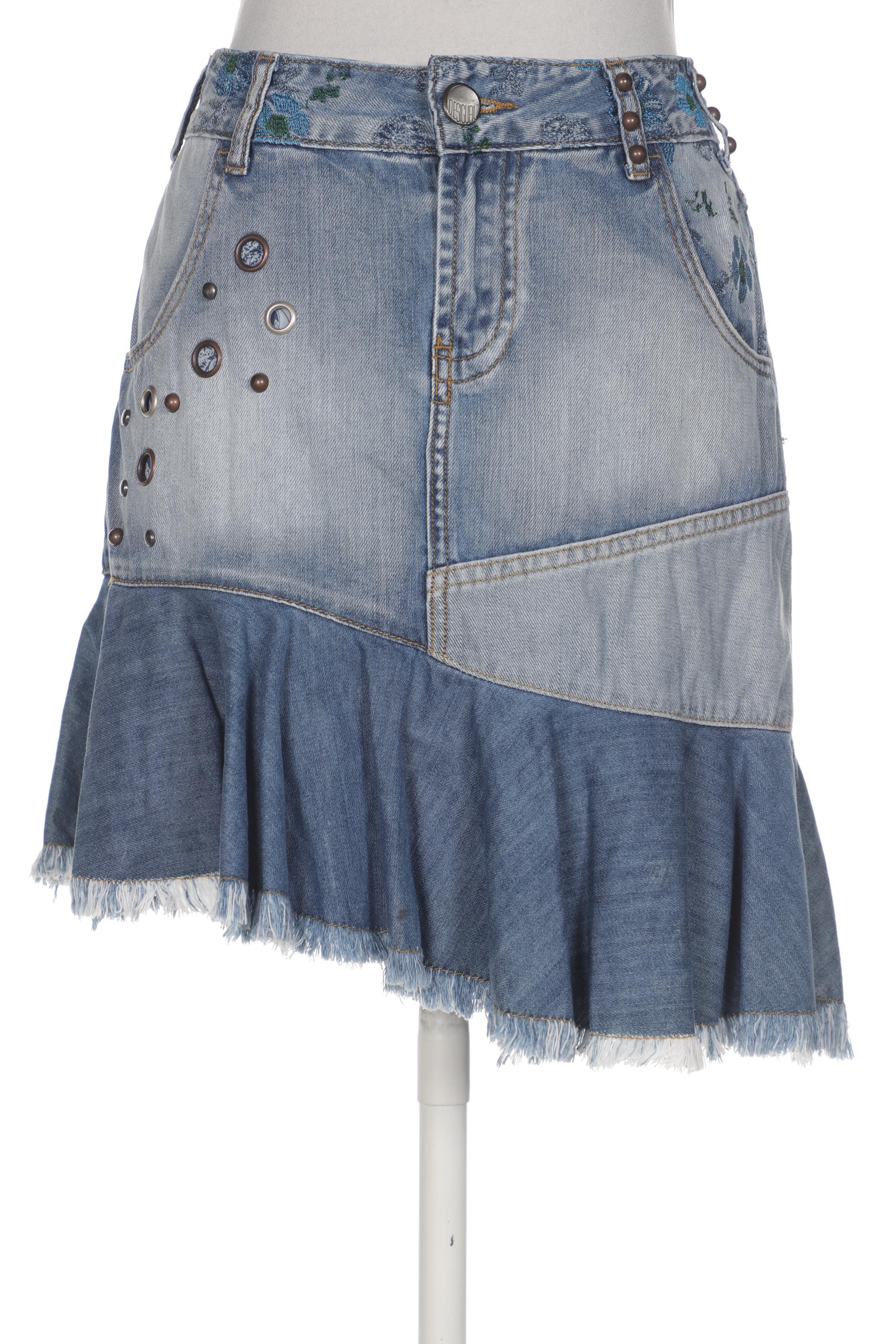 

Desigual Damen Rock, blau, Gr. 28