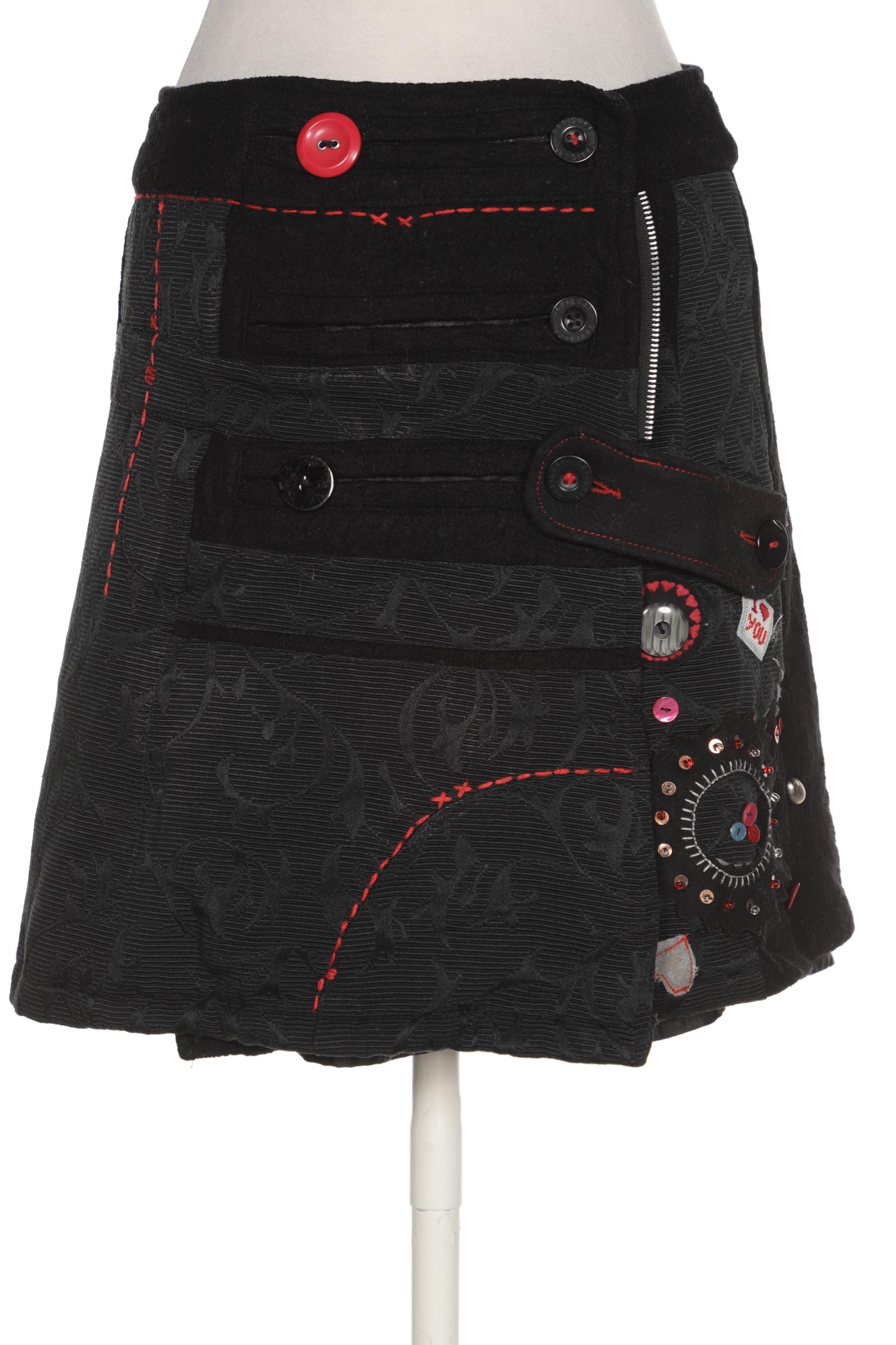 

Desigual Damen Rock, schwarz, Gr. 36
