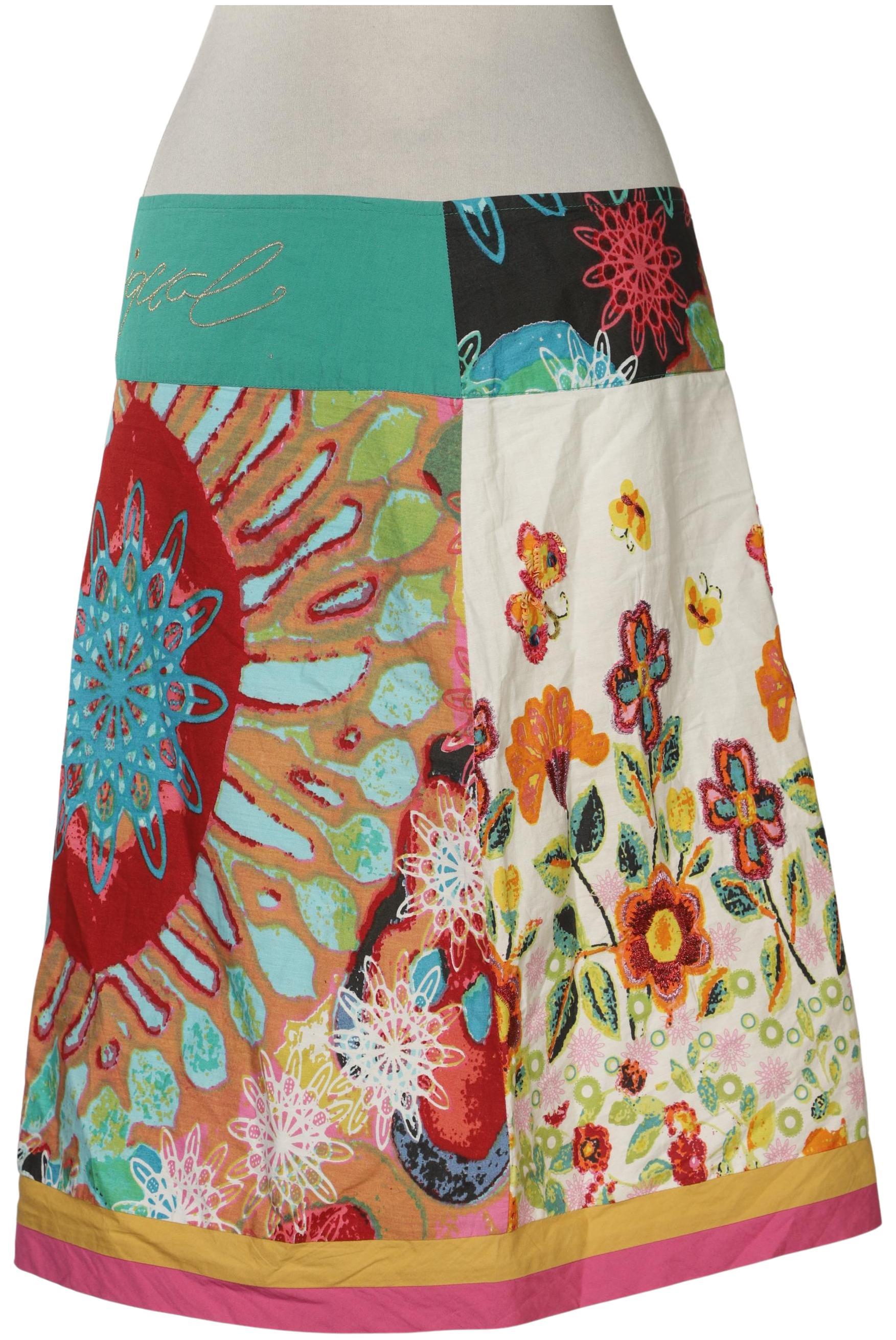 

Desigual Damen Rock, mehrfarbig, Gr. 38