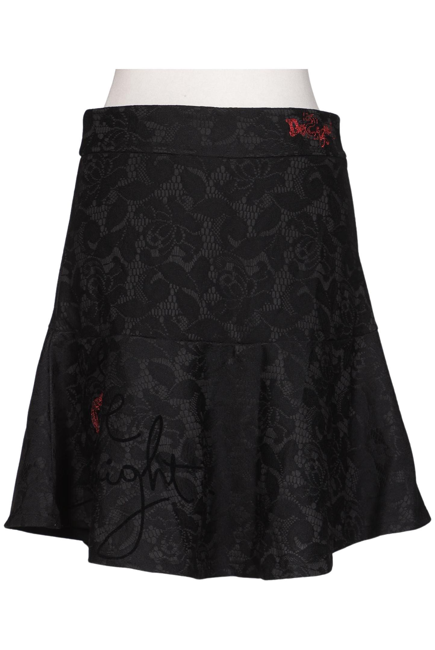 

Desigual Damen Rock, schwarz, Gr. 38