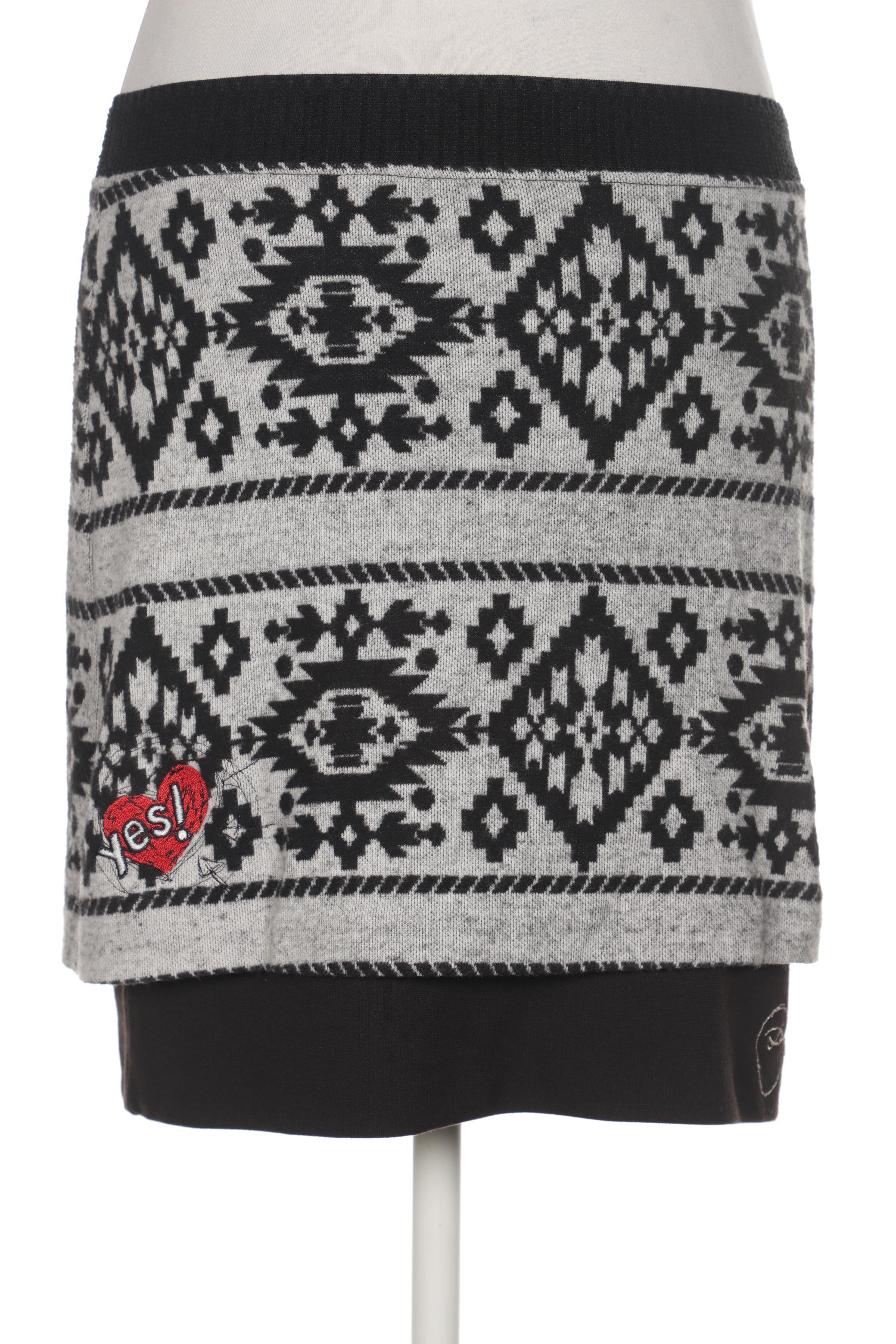 

Desigual Damen Rock, grau, Gr. 42