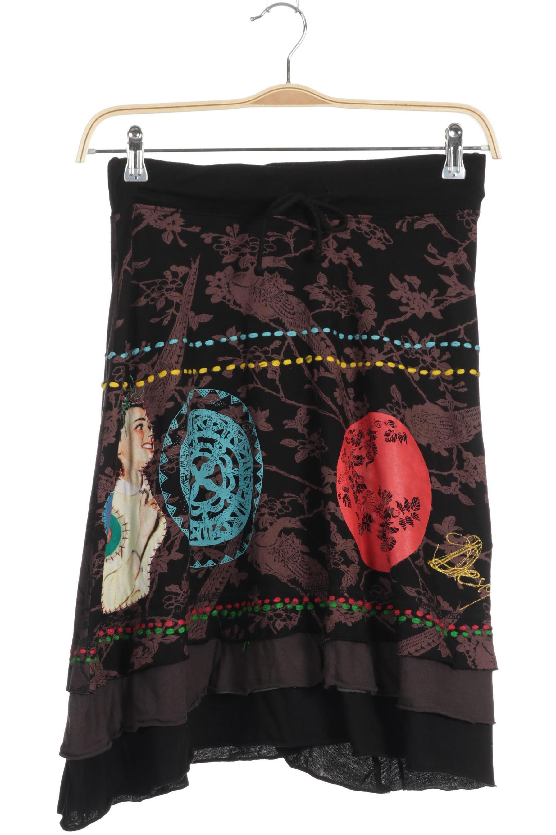 

Desigual Damen Rock, schwarz, Gr.