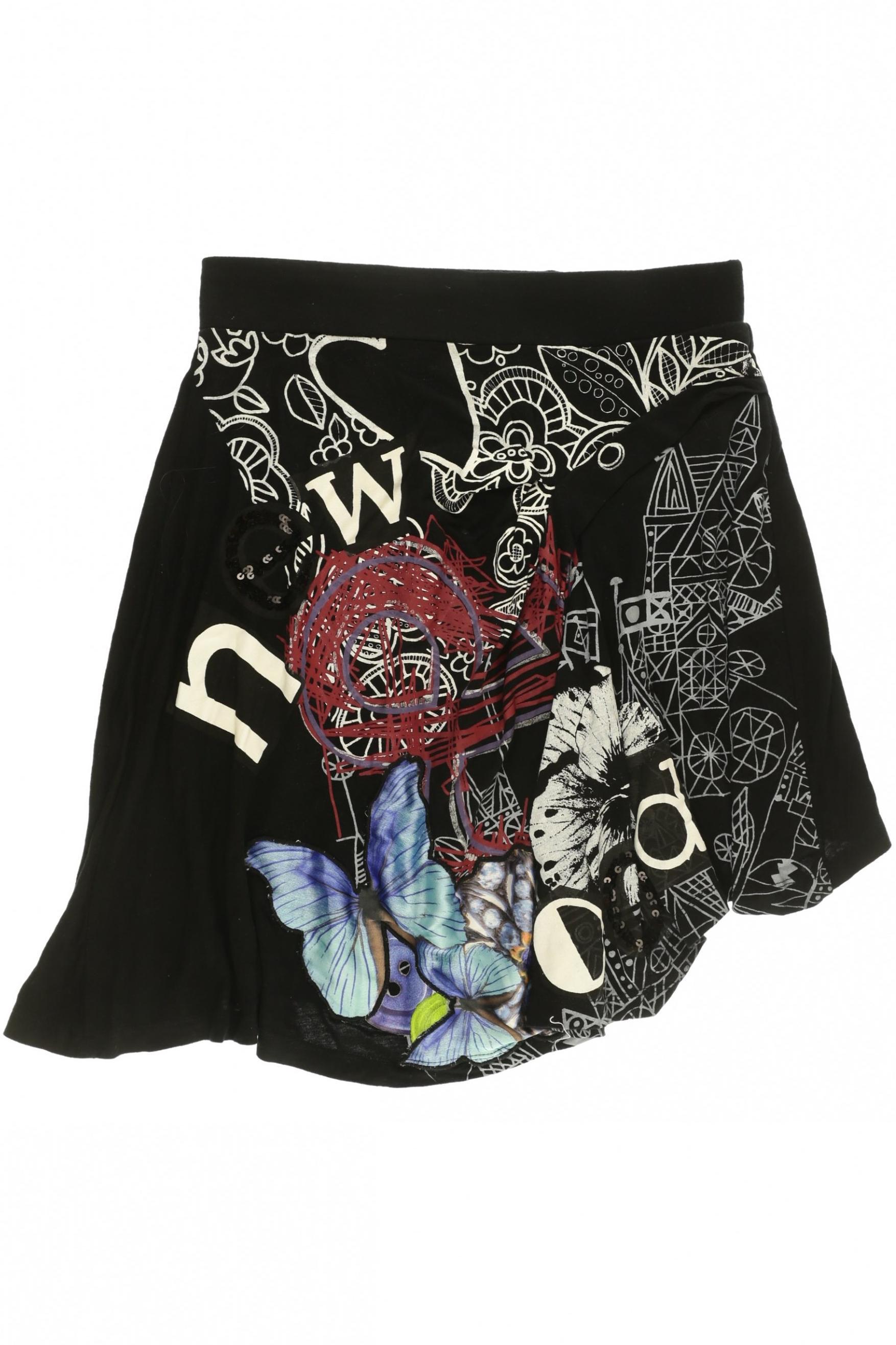 

Desigual Damen Rock, schwarz, Gr.