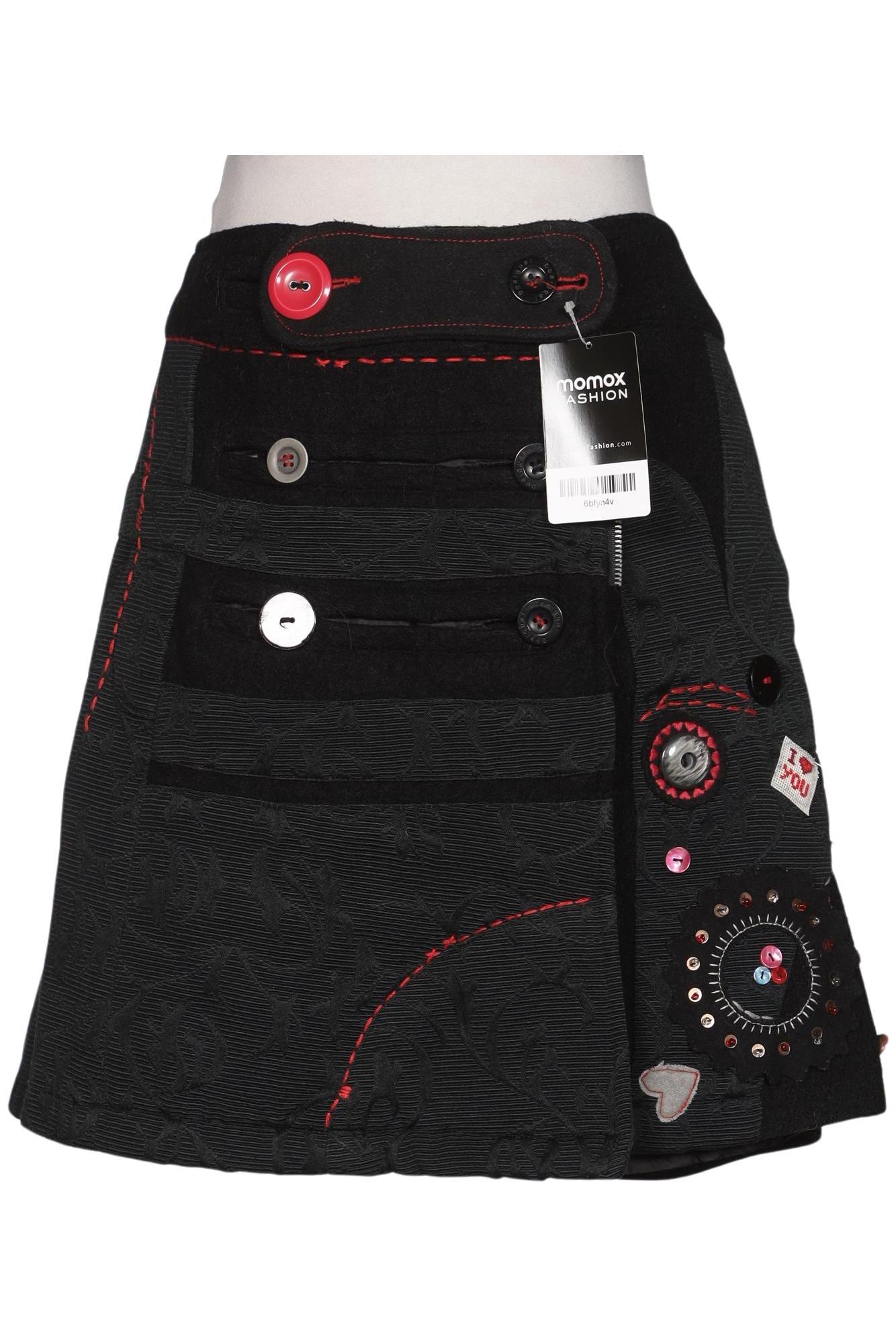 

Desigual Damen Rock, schwarz, Gr. 38