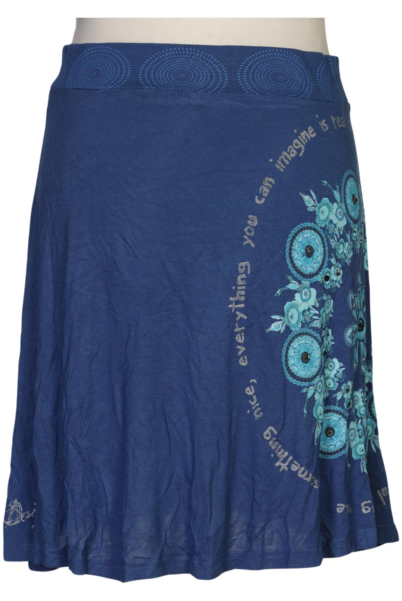 

Desigual Damen Rock, blau, Gr. 44