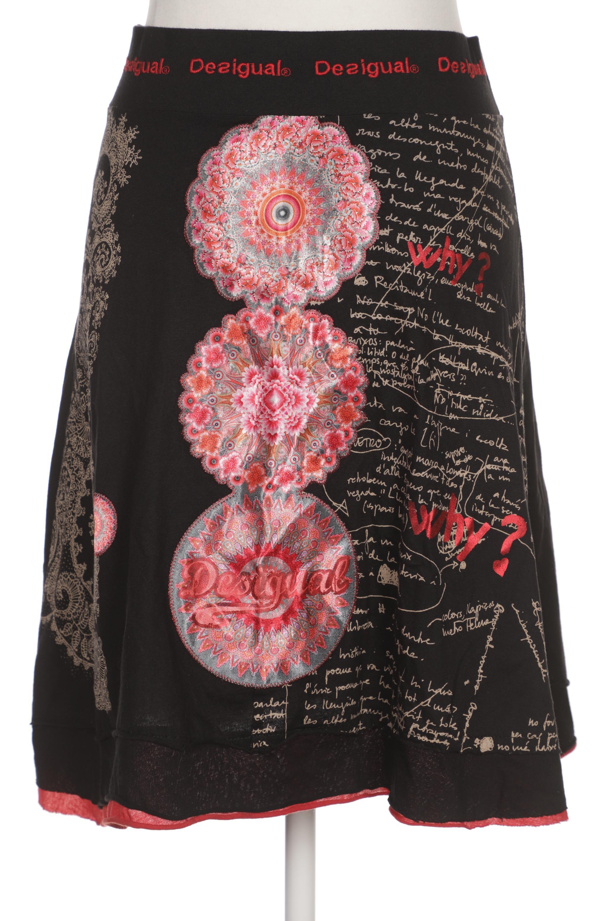 

Desigual Damen Rock, schwarz, Gr. 36
