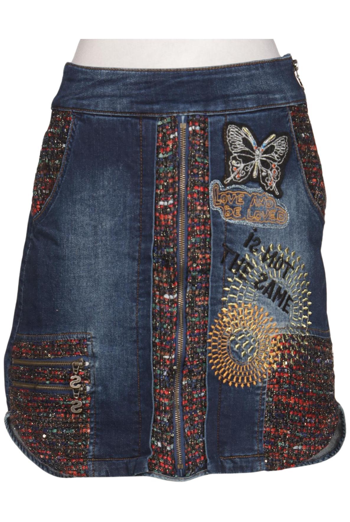

Desigual Damen Rock, blau, Gr. 36