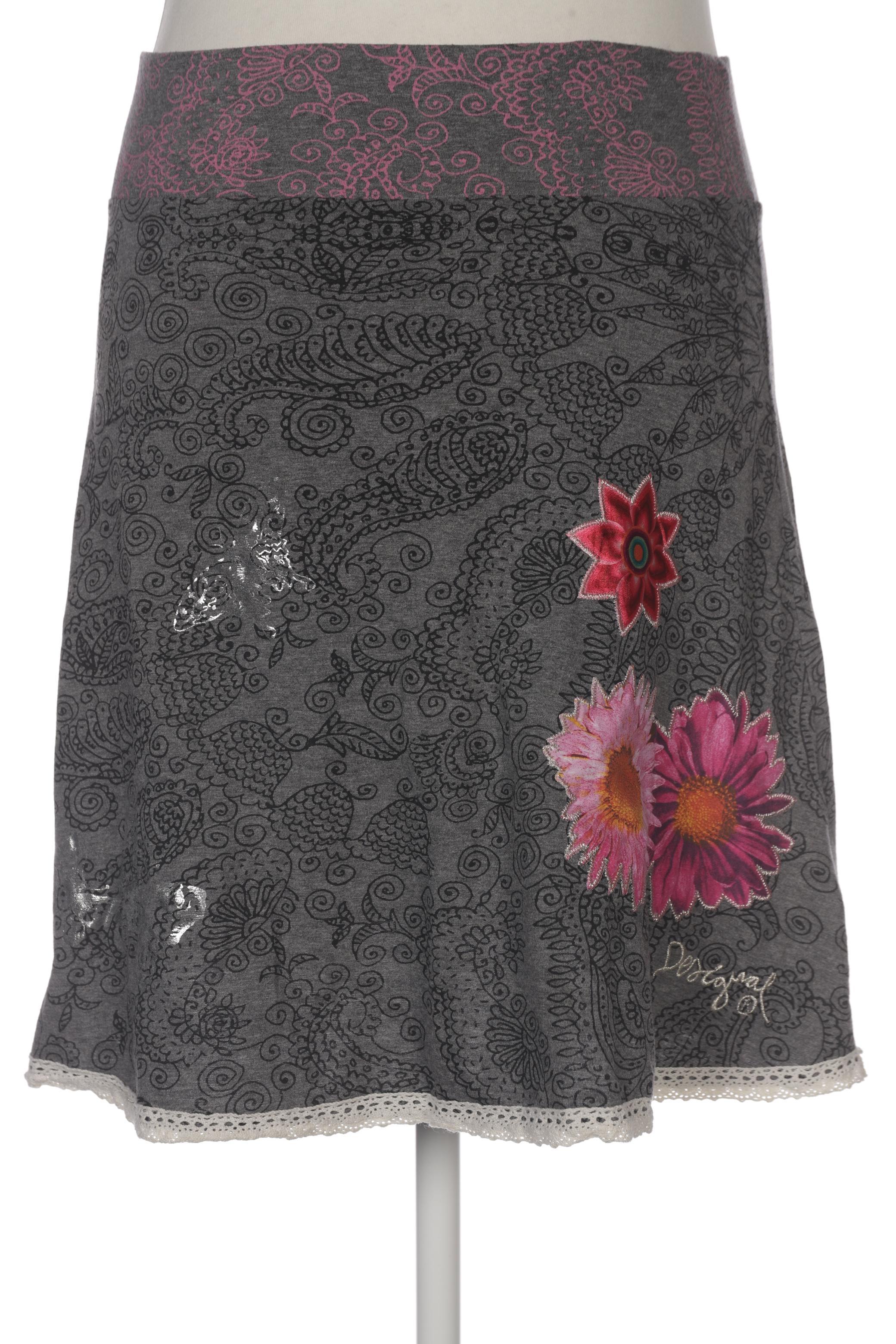 

Desigual Damen Rock, grau, Gr. 42