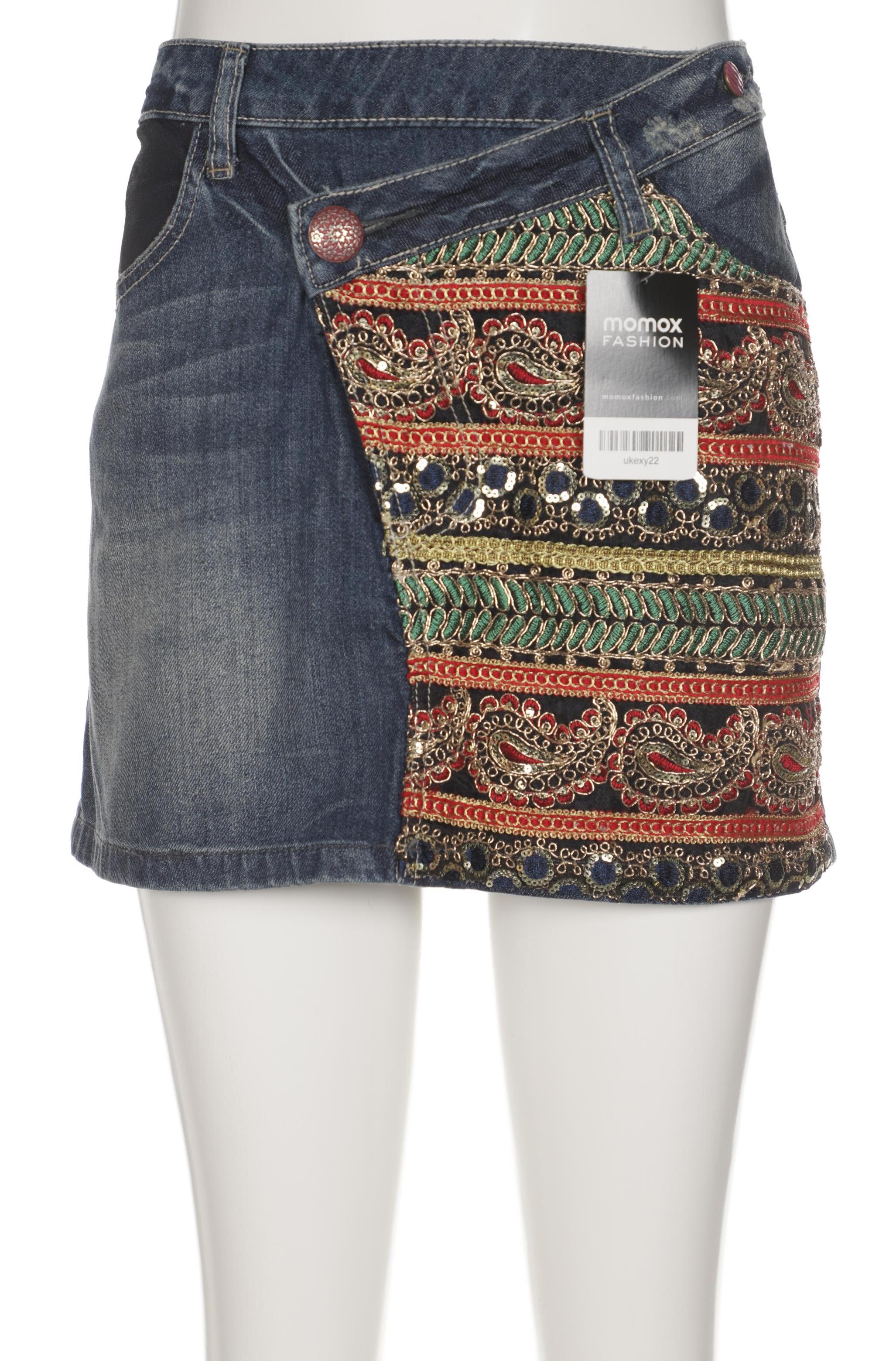 

Desigual Damen Rock, marineblau, Gr. 30