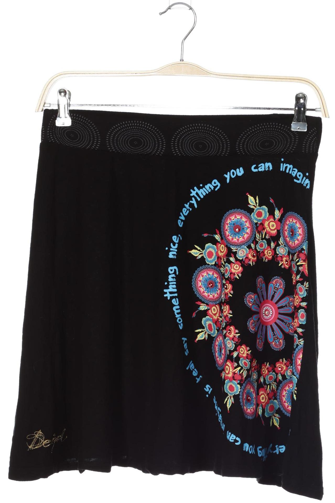

Desigual Damen Rock, schwarz, Gr. 44
