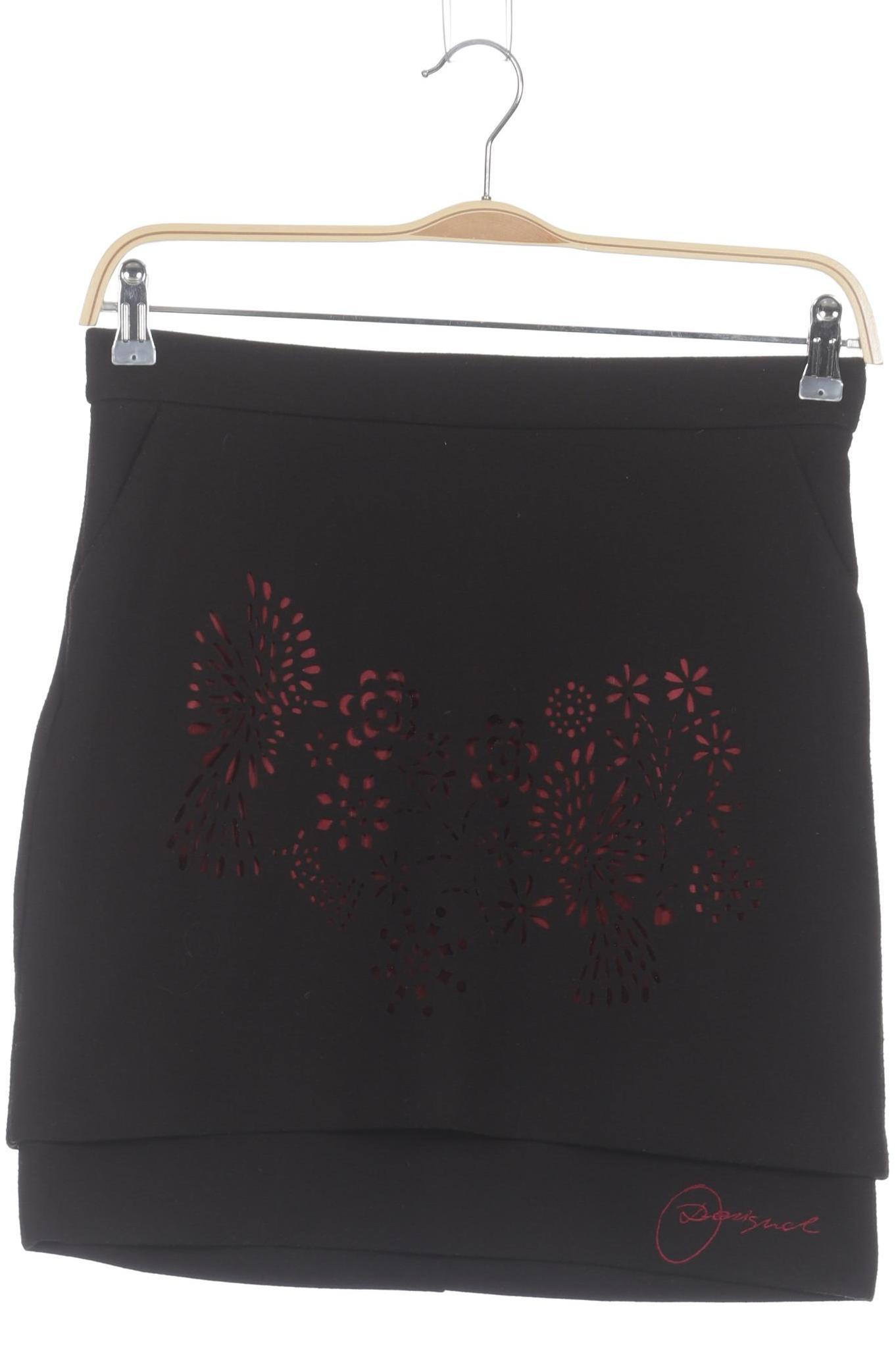 

Desigual Damen Rock, schwarz, Gr.