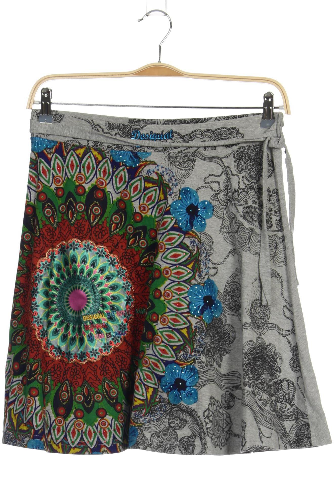 

Desigual Damen Rock, grau, Gr.