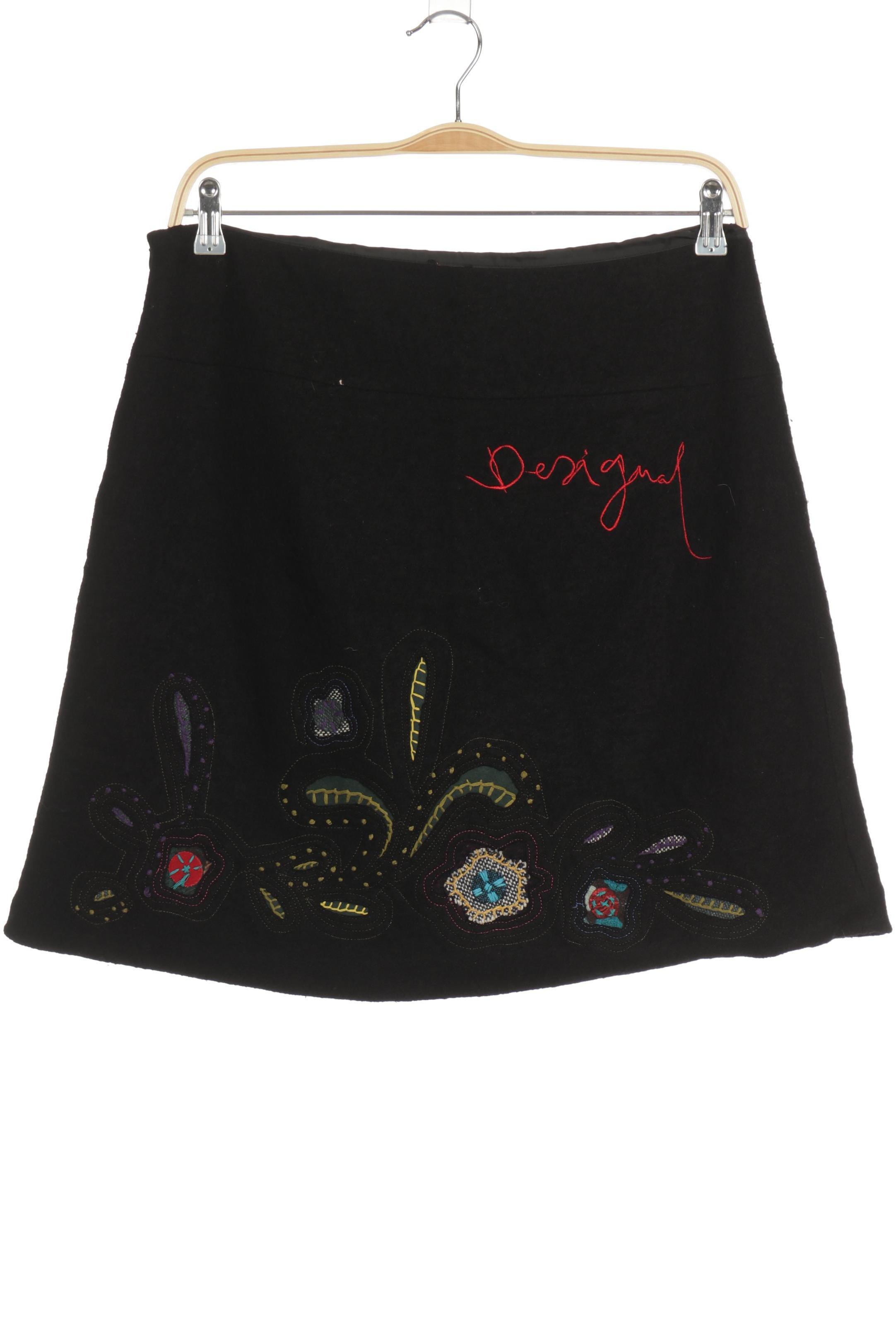 

Desigual Damen Rock, schwarz, Gr.