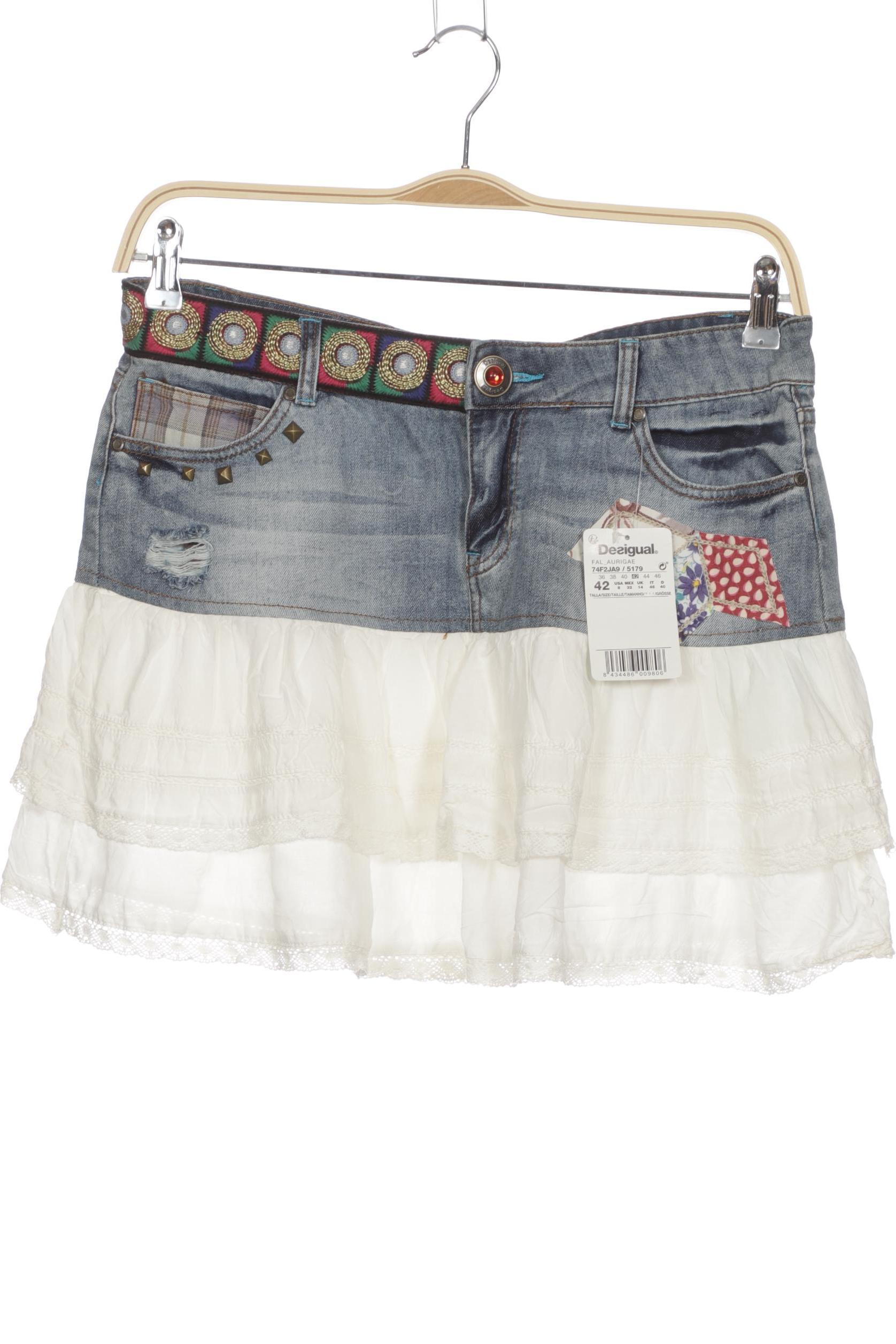 

Desigual Damen Rock, blau, Gr. 42