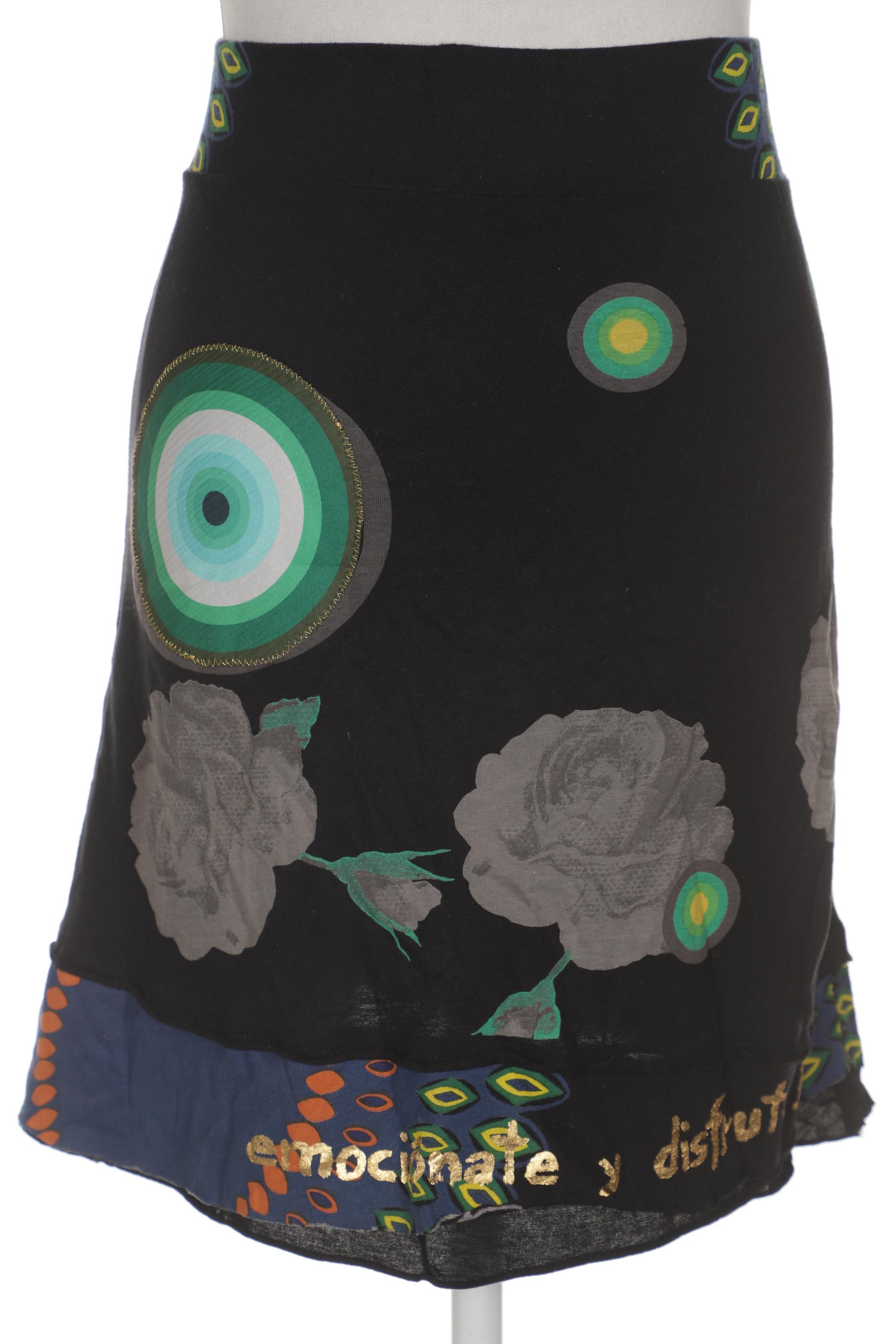 

Desigual Damen Rock, schwarz, Gr. 38