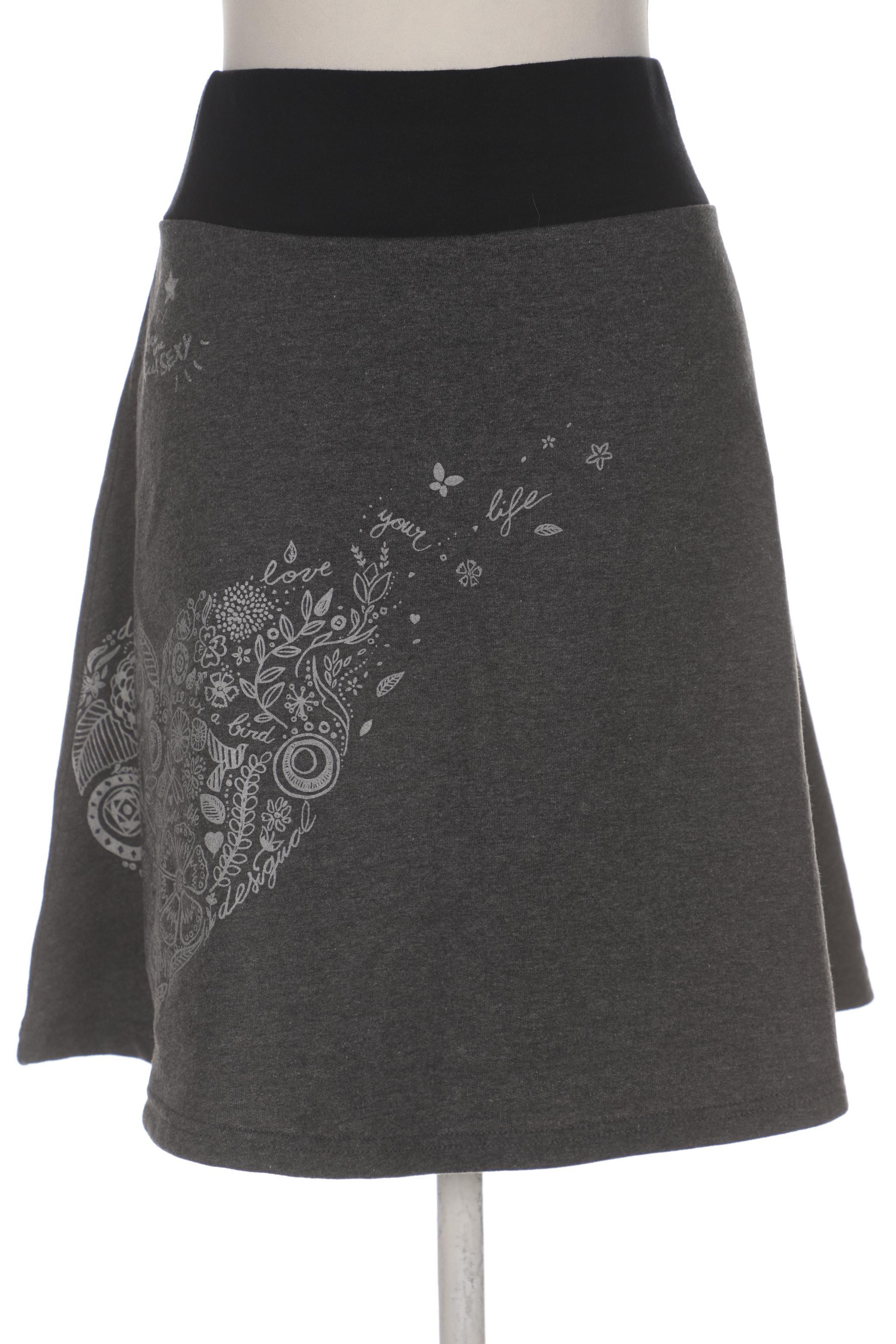 

Desigual Damen Rock, grau, Gr. 38