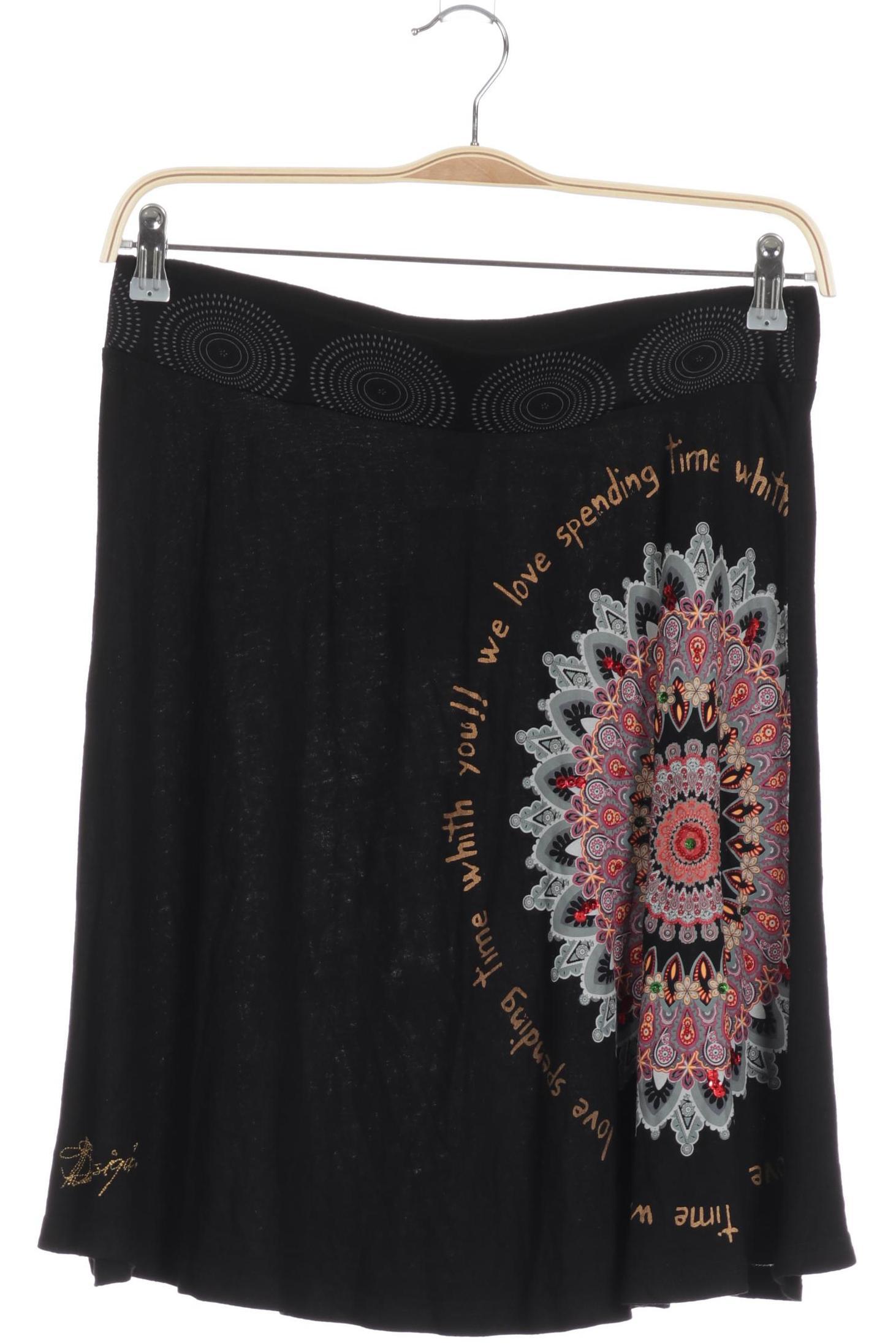 

Desigual Damen Rock, schwarz, Gr.
