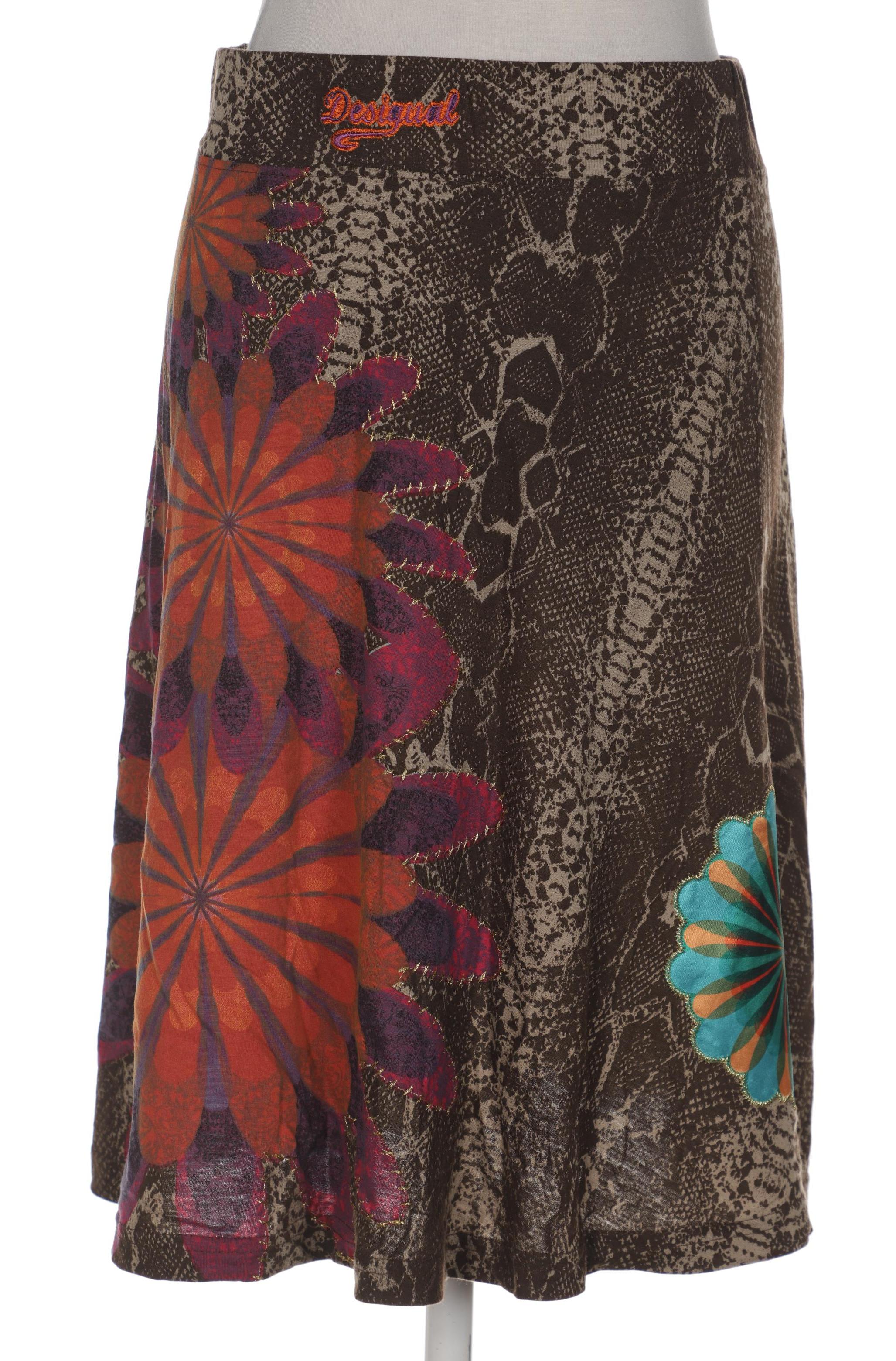 

Desigual Damen Rock, braun, Gr. 36