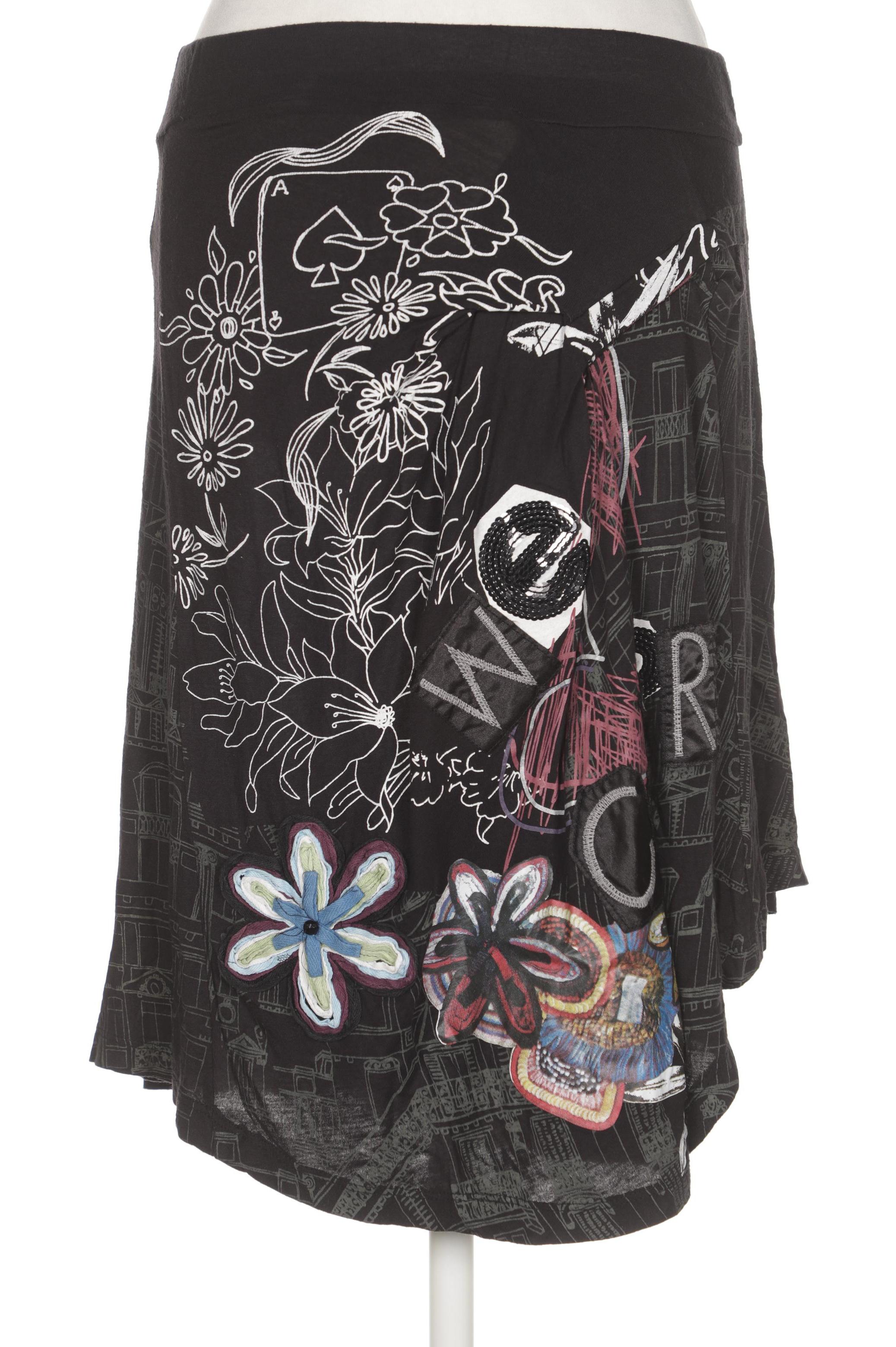 

Desigual Damen Rock, schwarz, Gr. 36