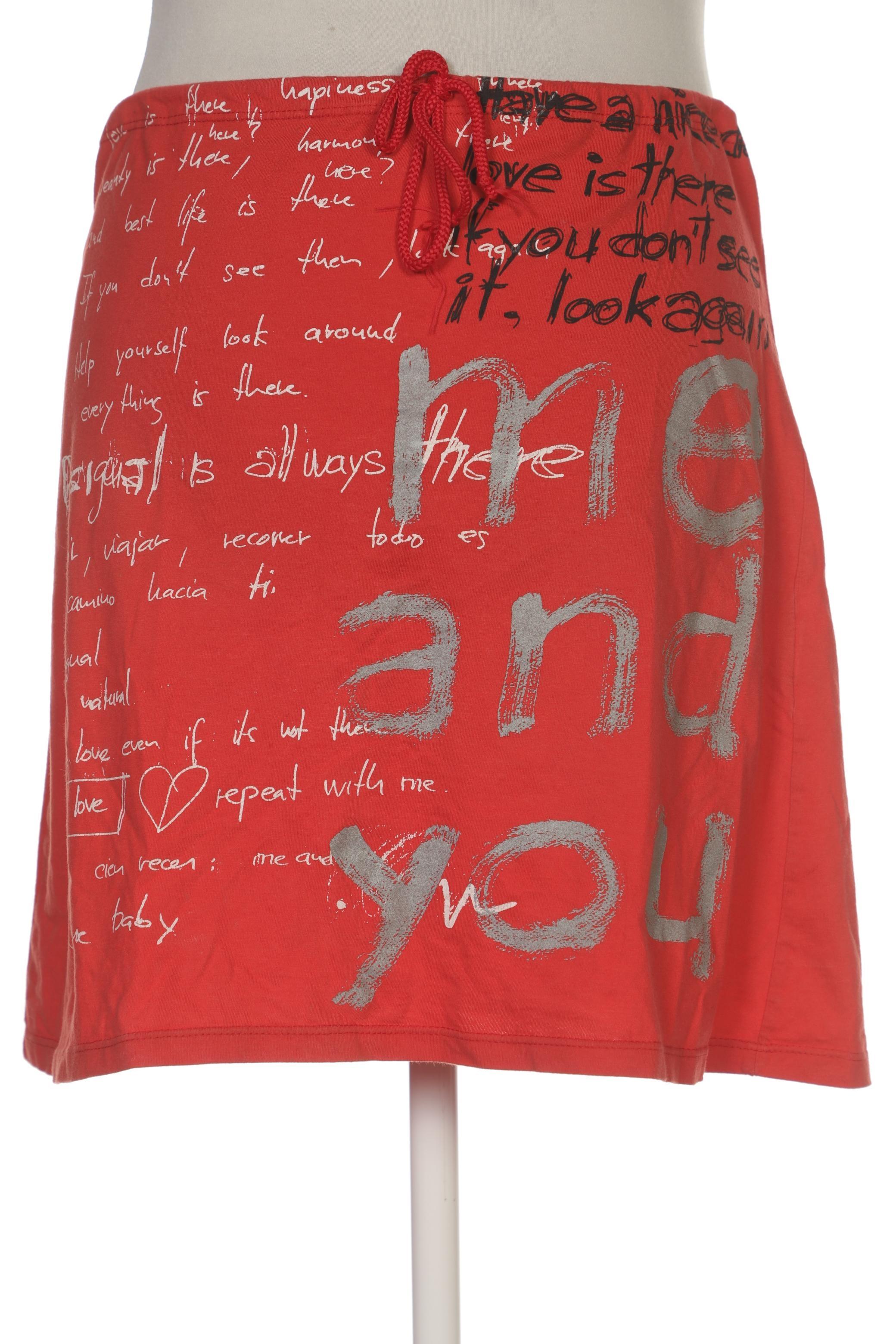 

Desigual Damen Rock, rot, Gr. 42
