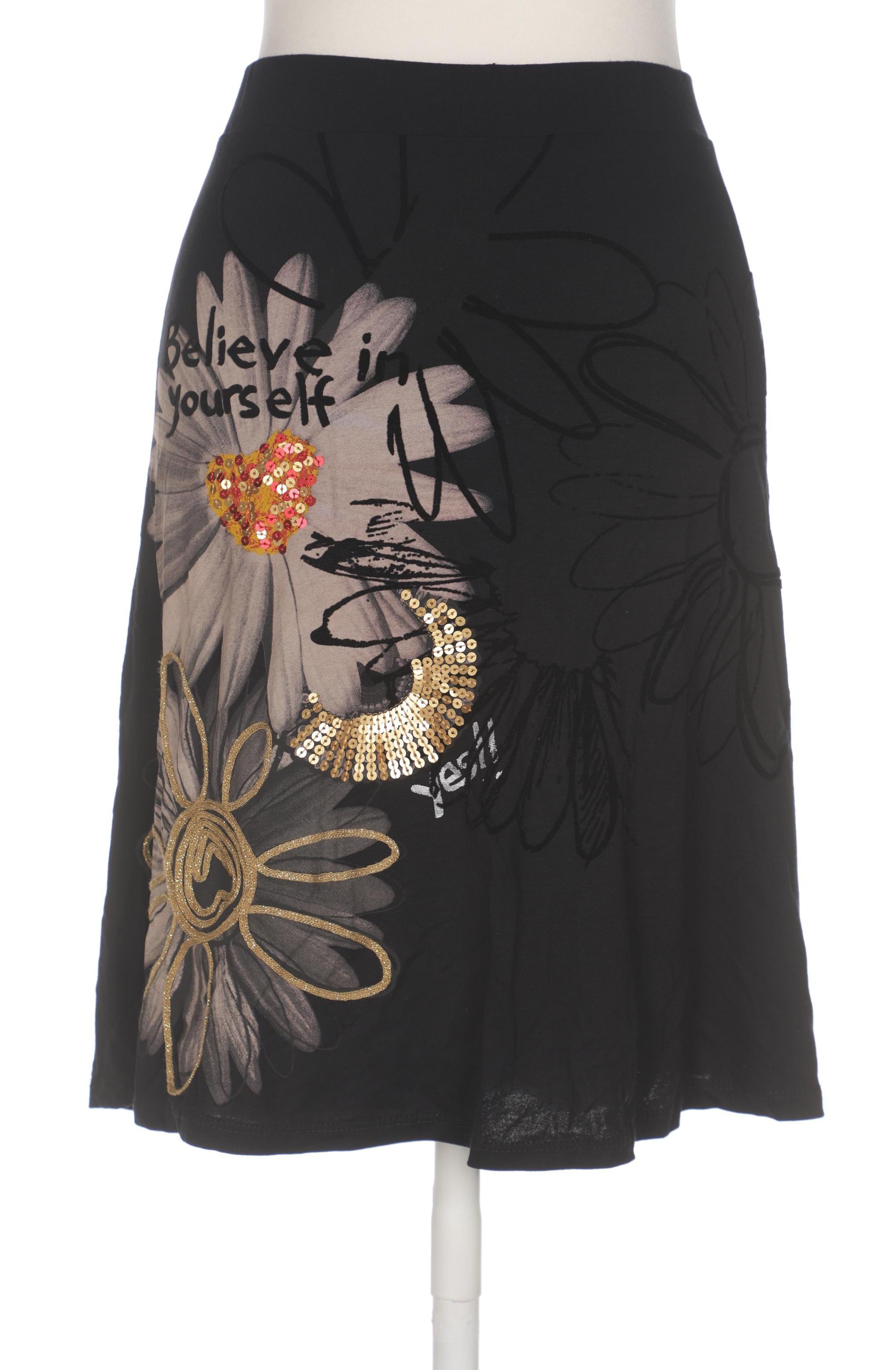 

Desigual Damen Rock, schwarz, Gr. 30