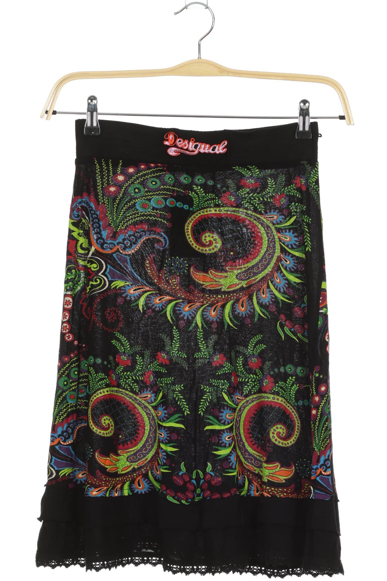 

Desigual Damen Rock, schwarz, Gr. 34