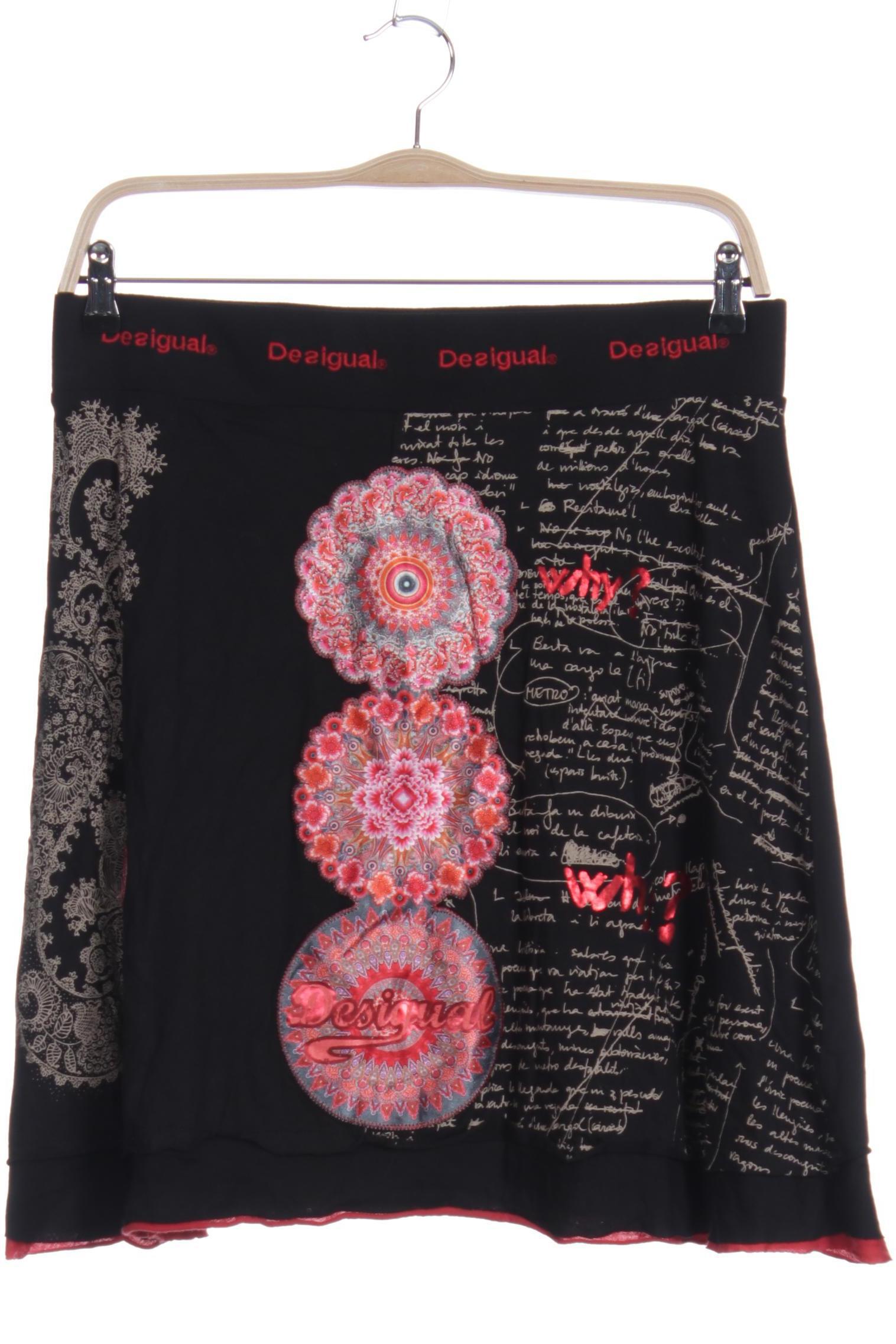 

Desigual Damen Rock, schwarz, Gr.