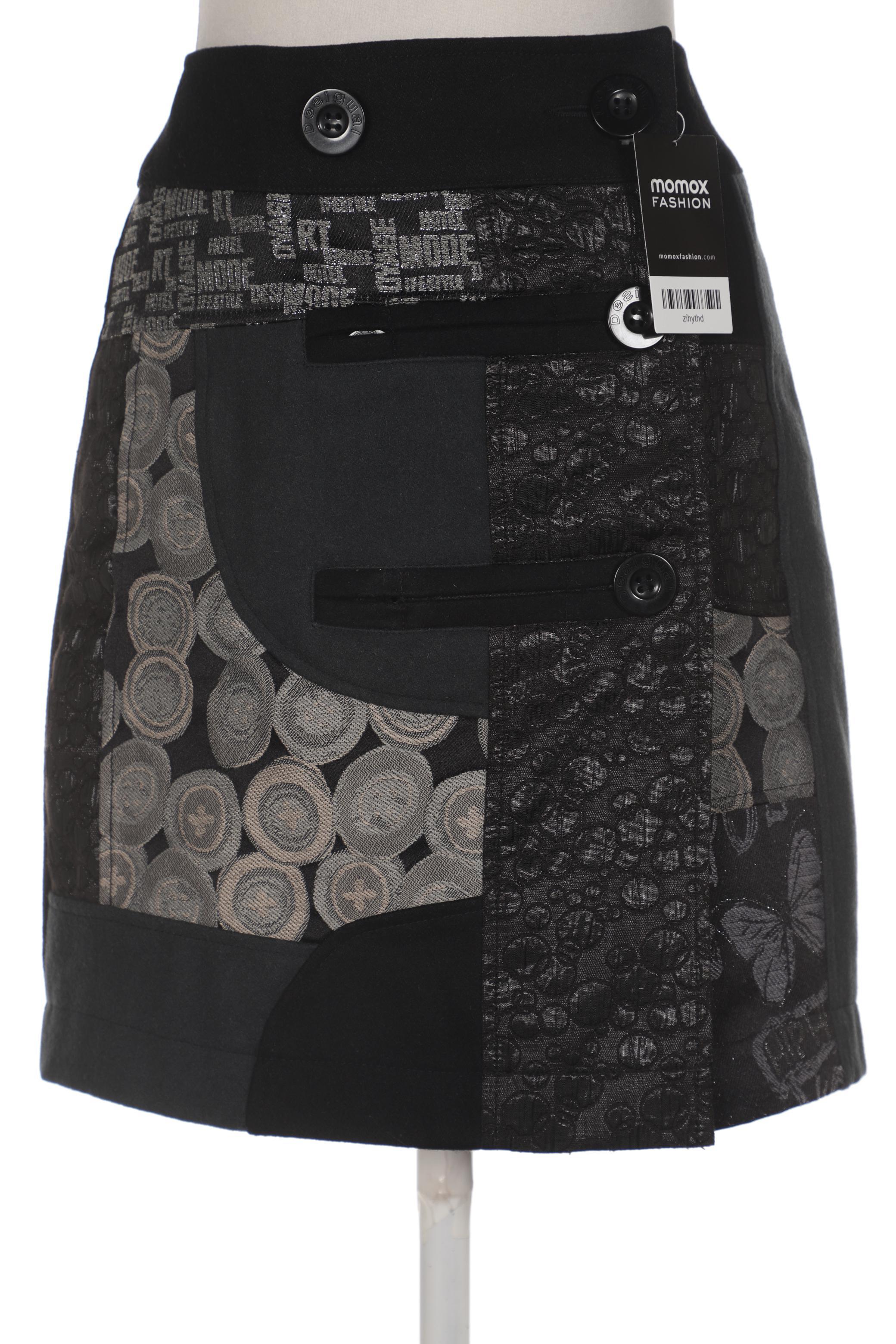 

Desigual Damen Rock, schwarz