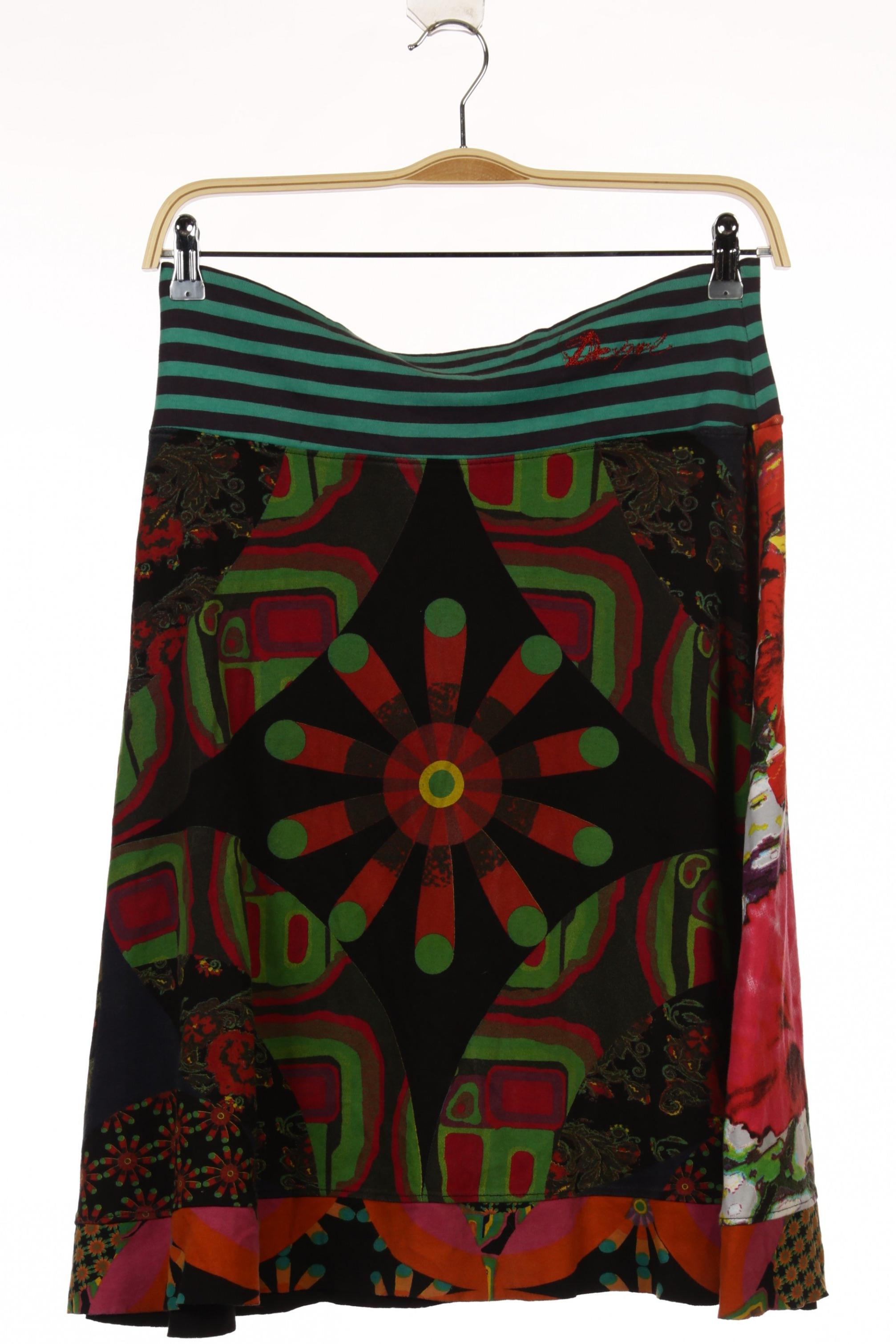 

Desigual Damen Rock, schwarz, Gr.