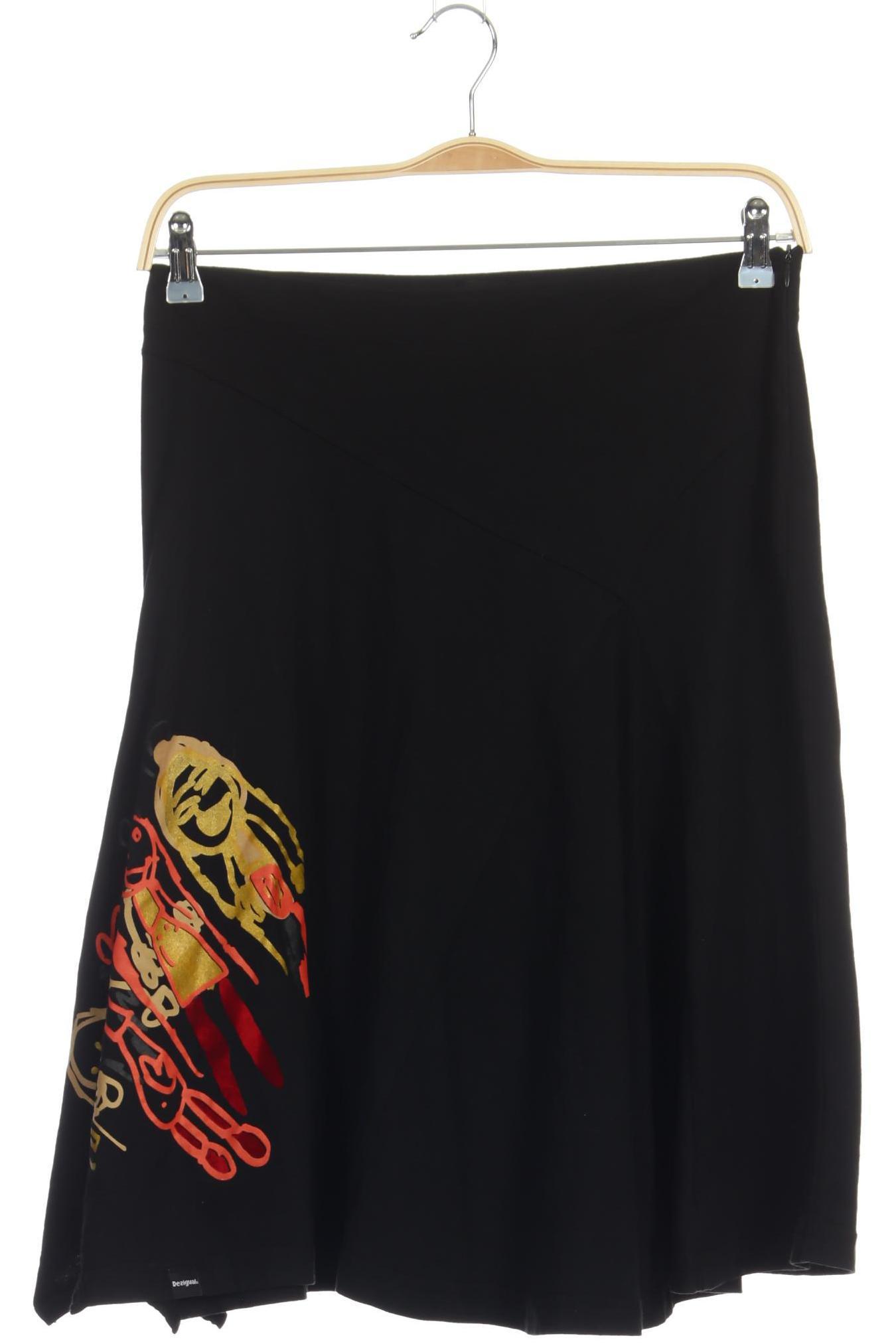 

Desigual Damen Rock, schwarz, Gr.