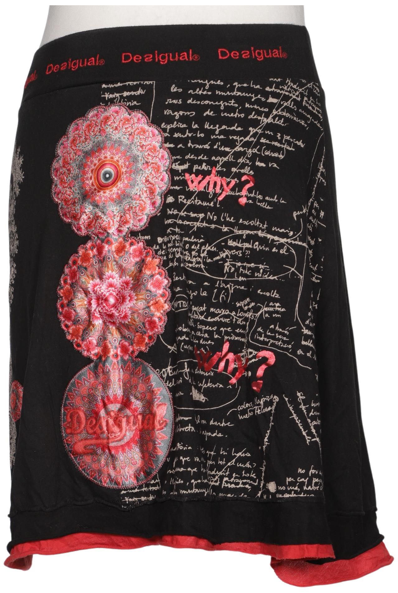 

Desigual Damen Rock, schwarz, Gr. 42