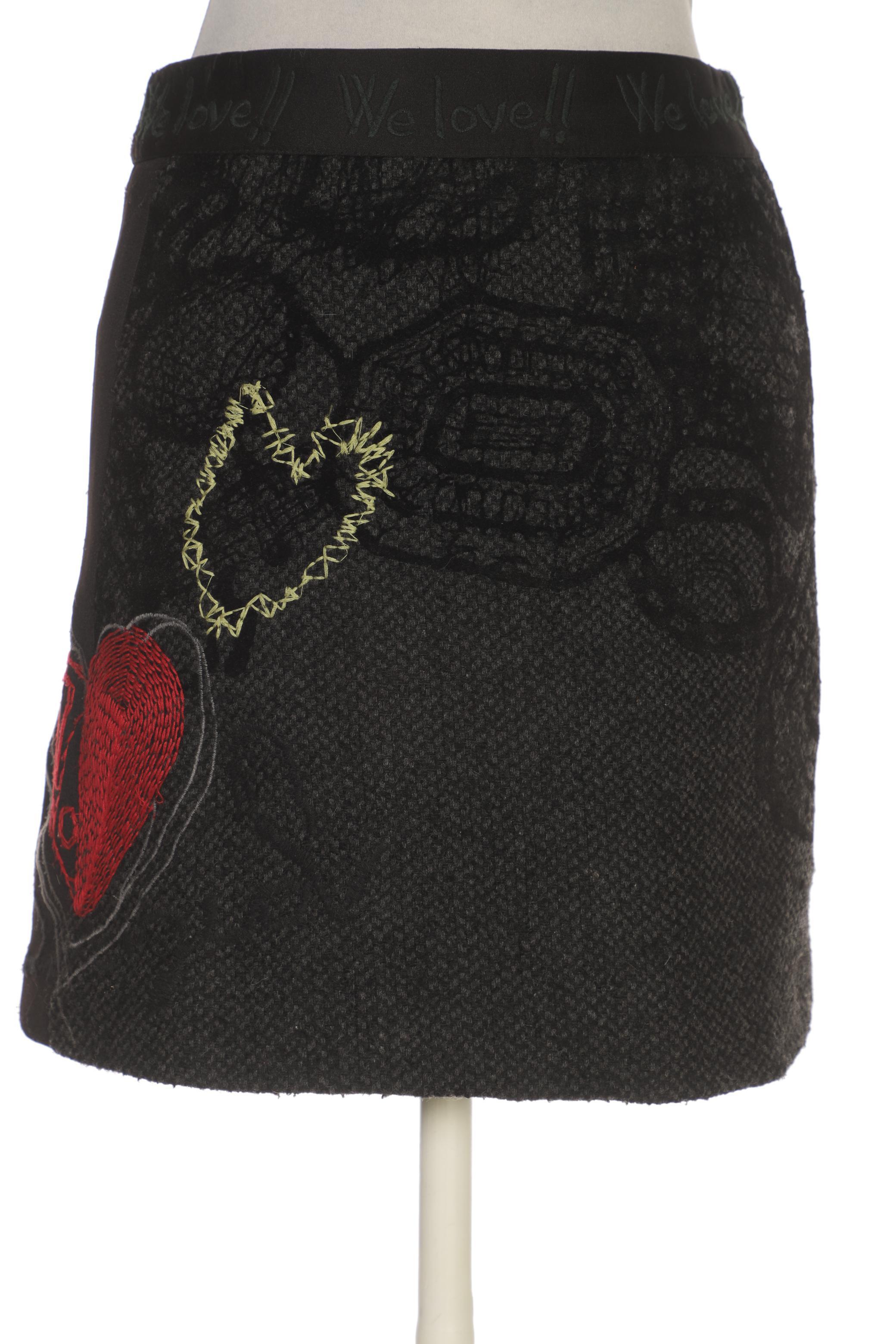 

Desigual Damen Rock, schwarz, Gr. 38