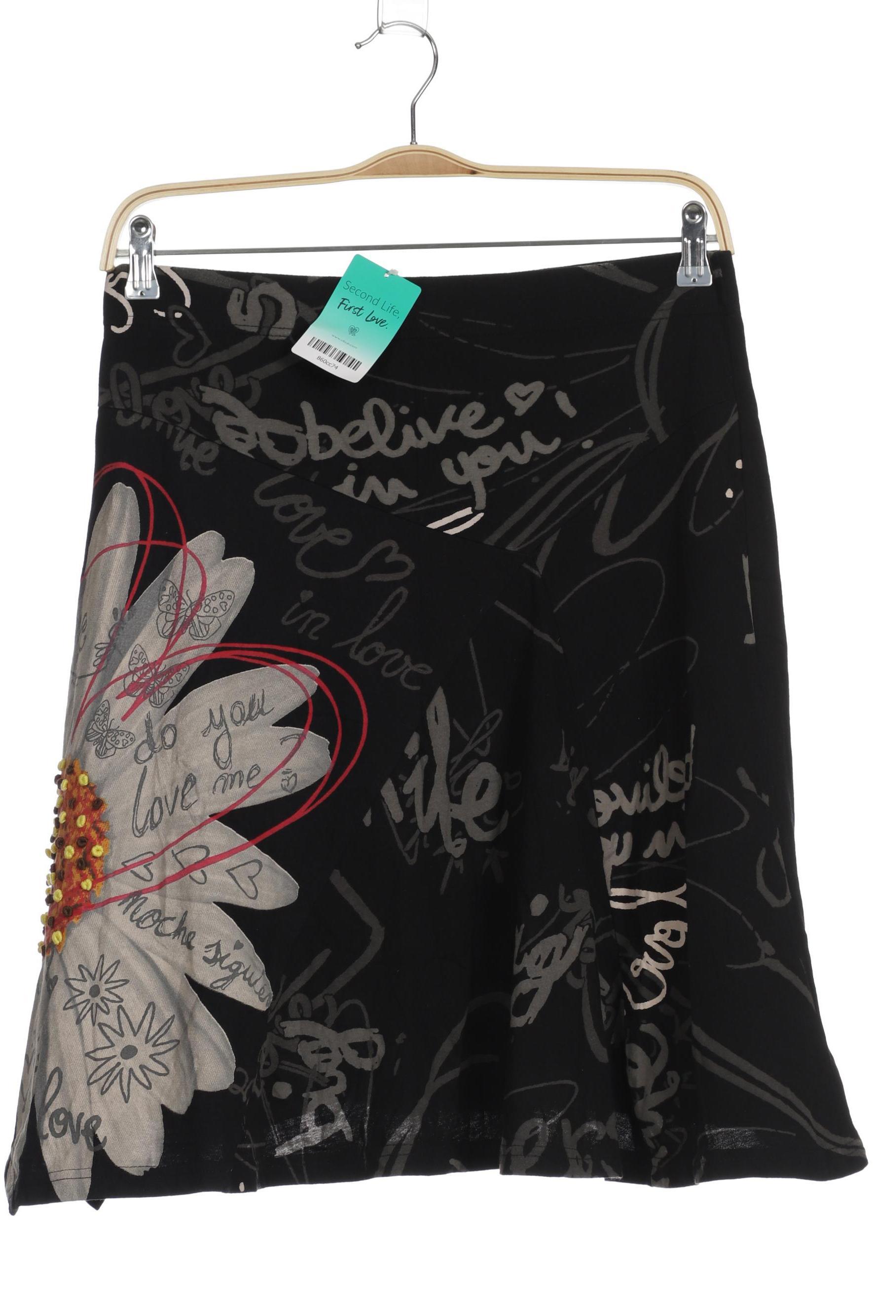 

Desigual Damen Rock, schwarz, Gr.