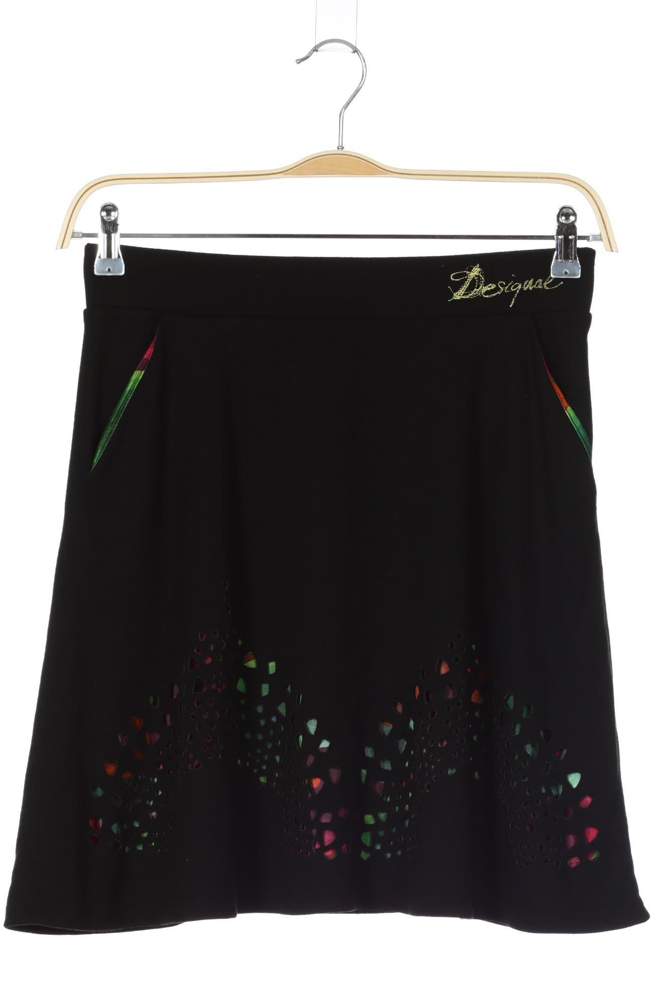 

Desigual Damen Rock, schwarz, Gr.