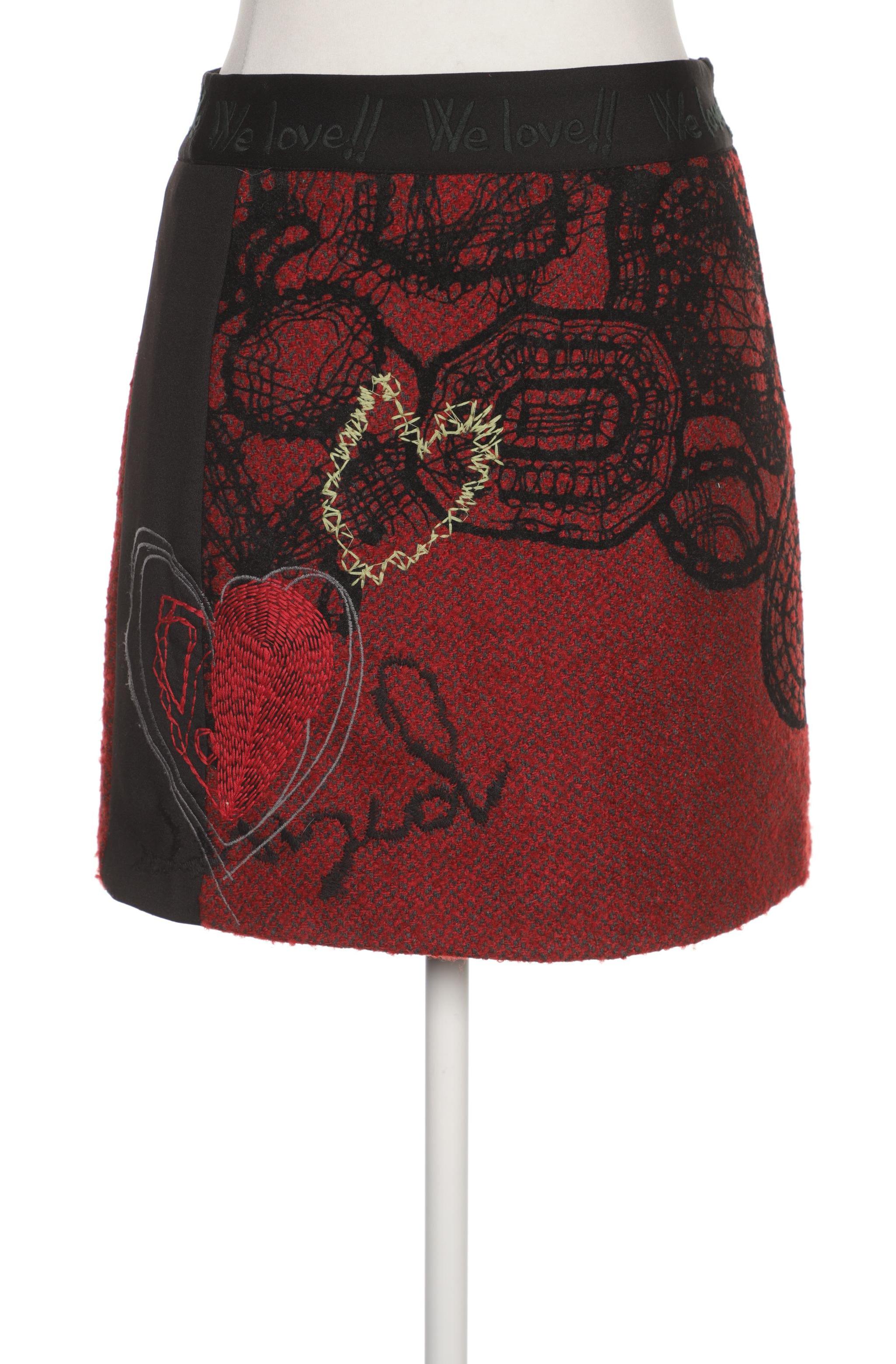 

Desigual Damen Rock, rot, Gr. 38