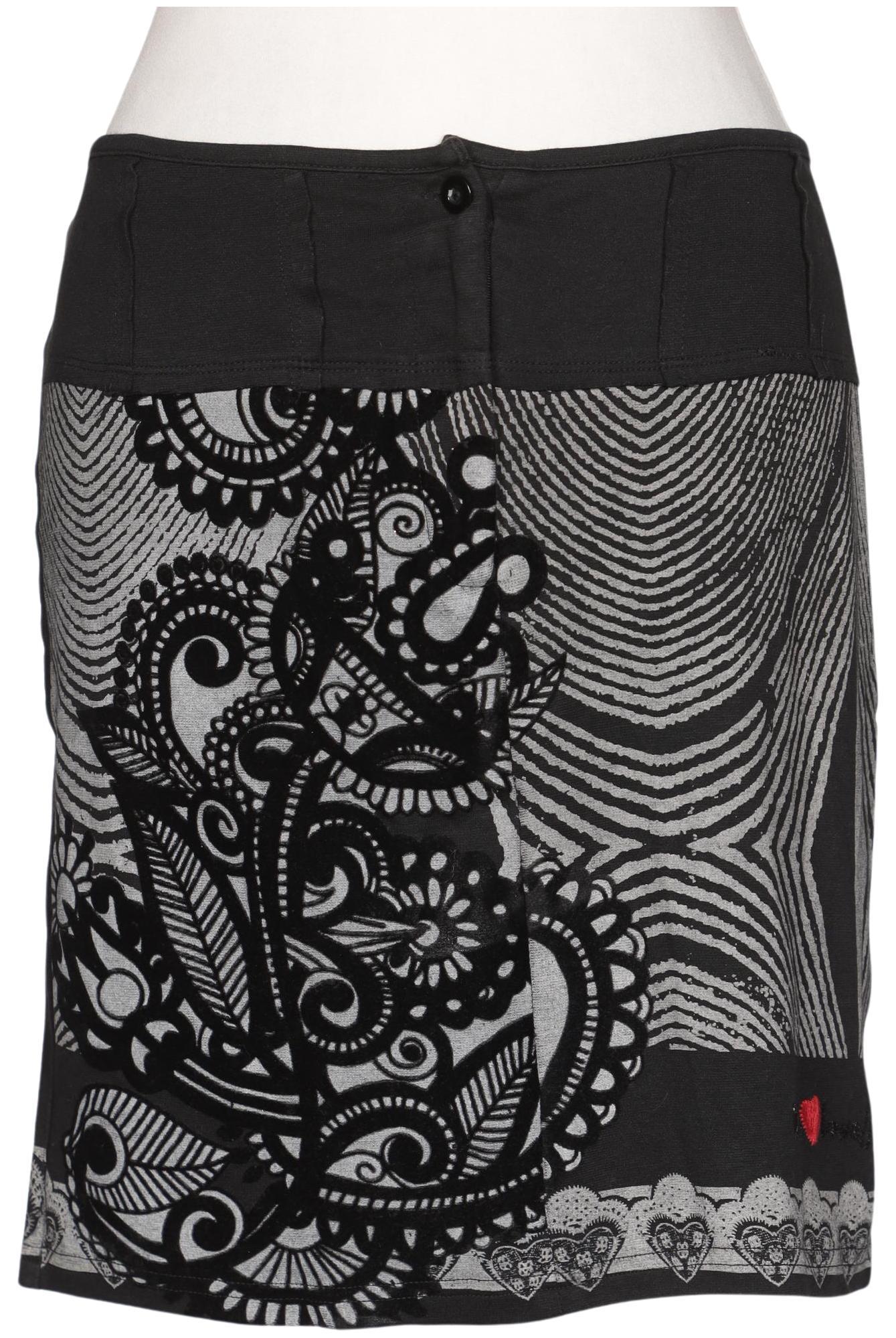 

Desigual Damen Rock, schwarz, Gr. 38