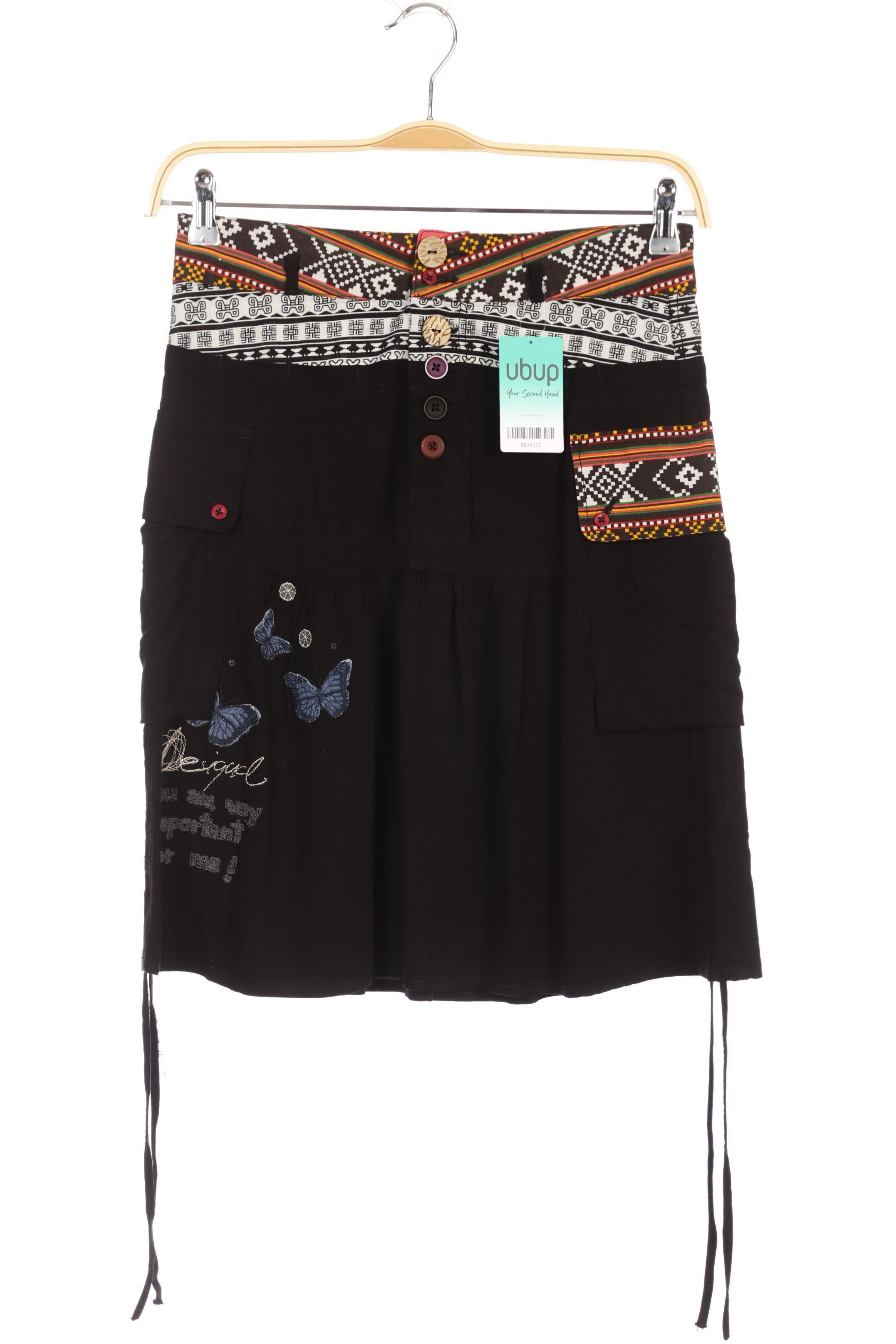 

Desigual Damen Rock, schwarz, Gr. 38