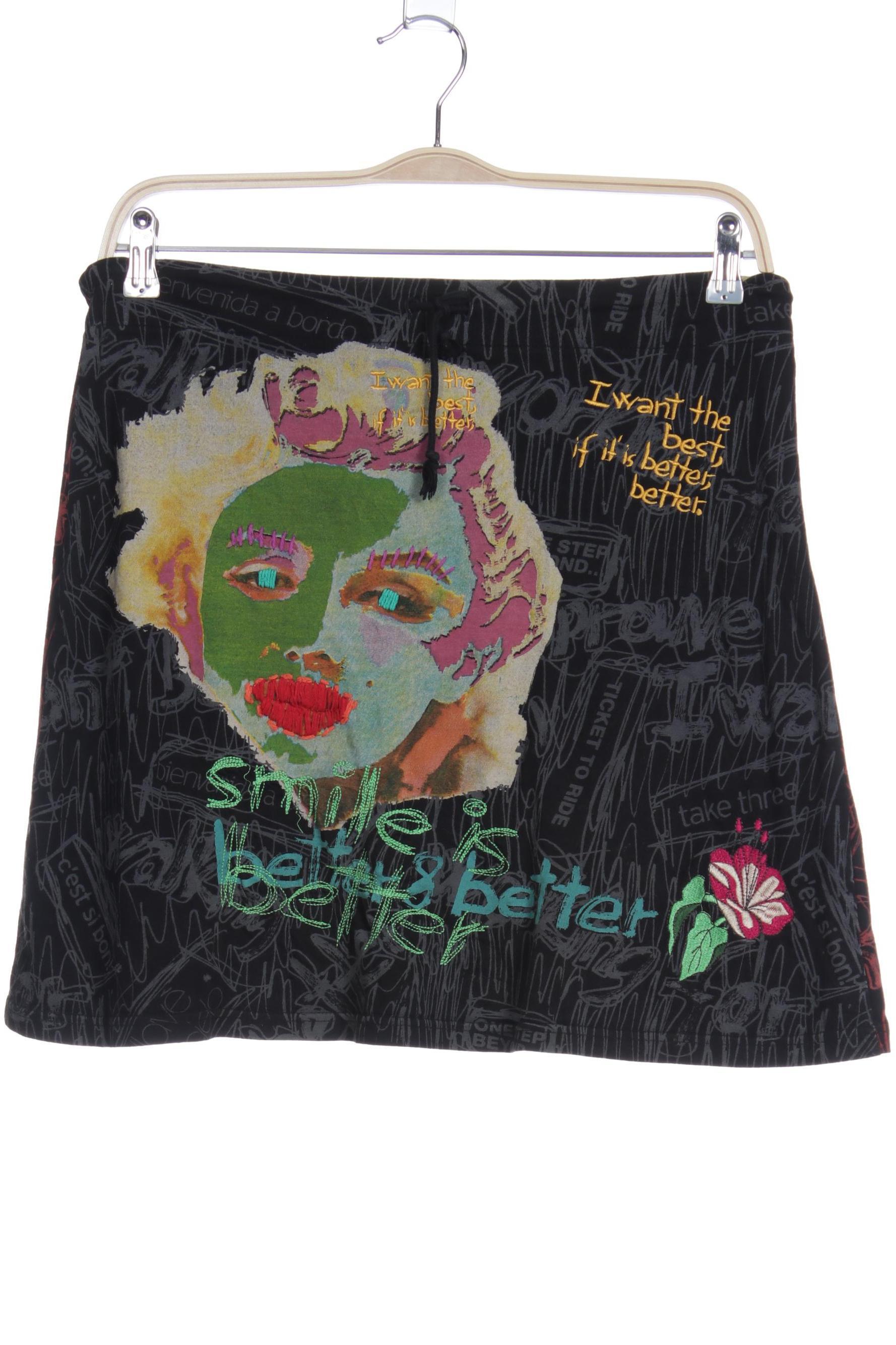 

Desigual Damen Rock, schwarz, Gr.
