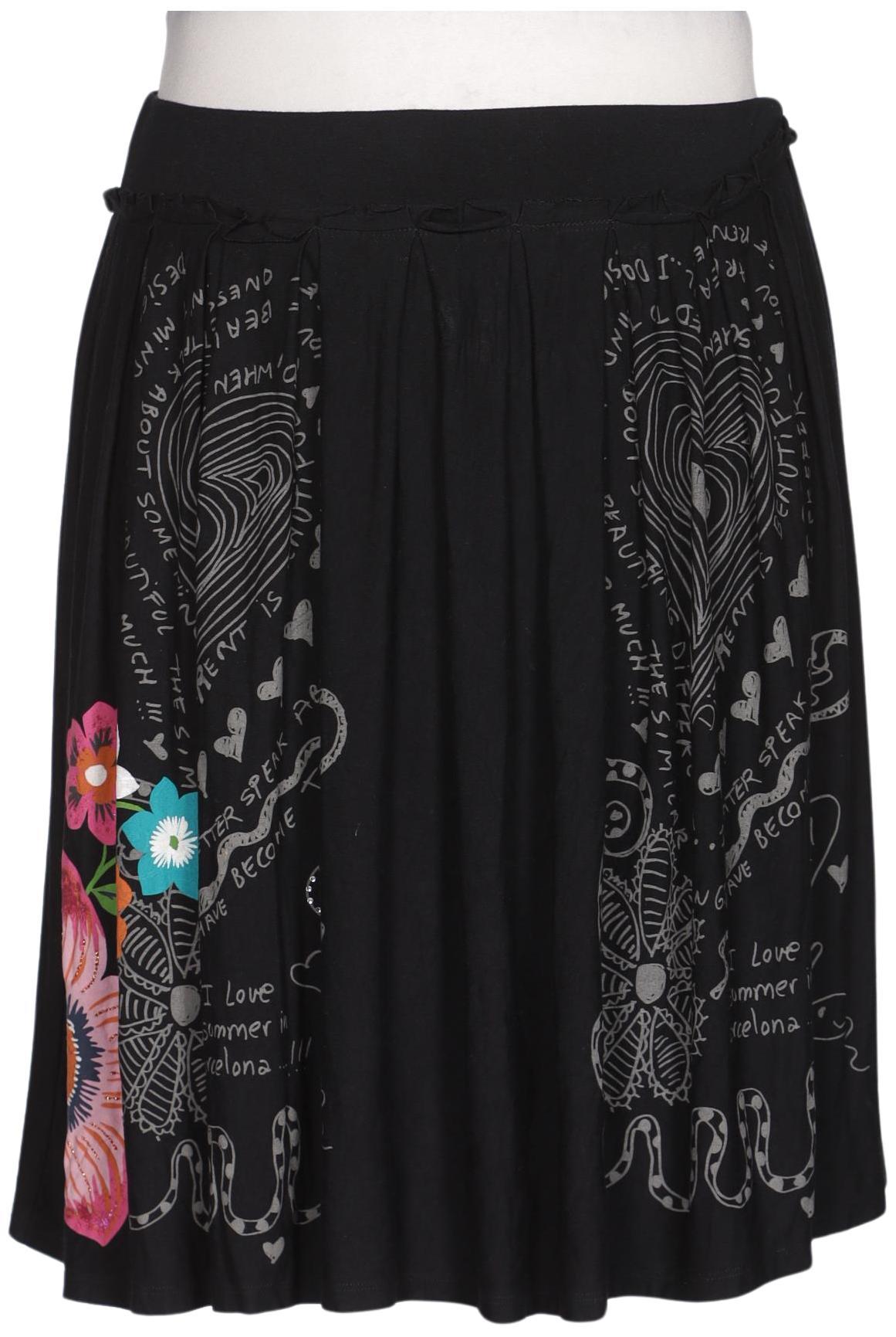 

Desigual Damen Rock, schwarz, Gr. 44