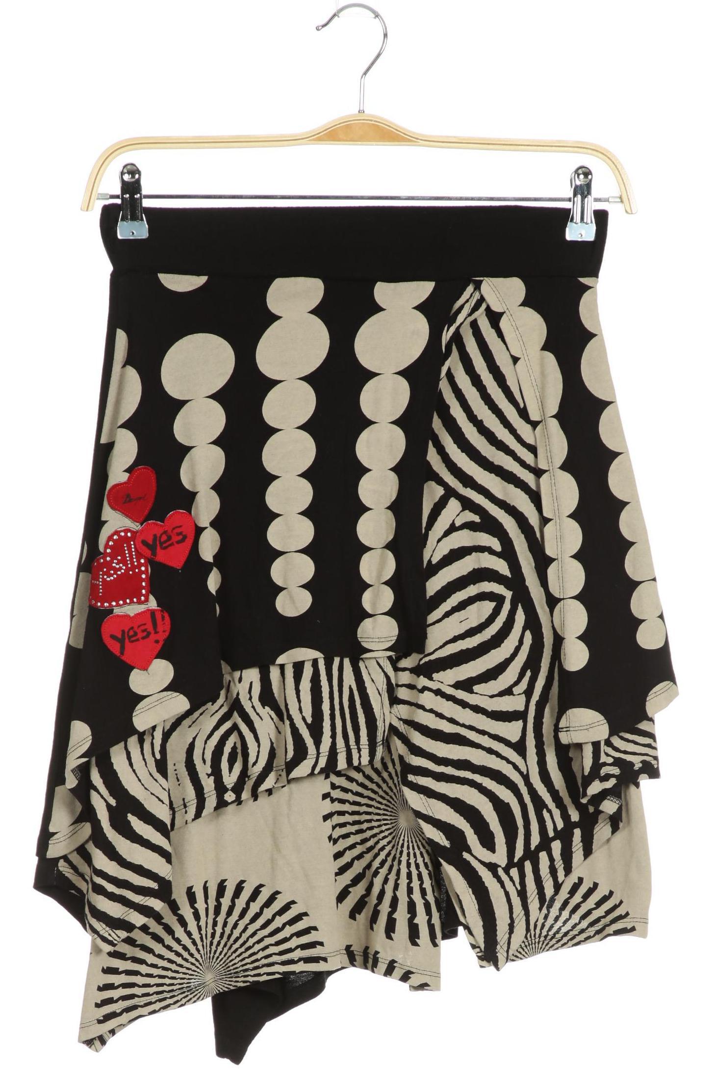 

Desigual Damen Rock, schwarz, Gr.